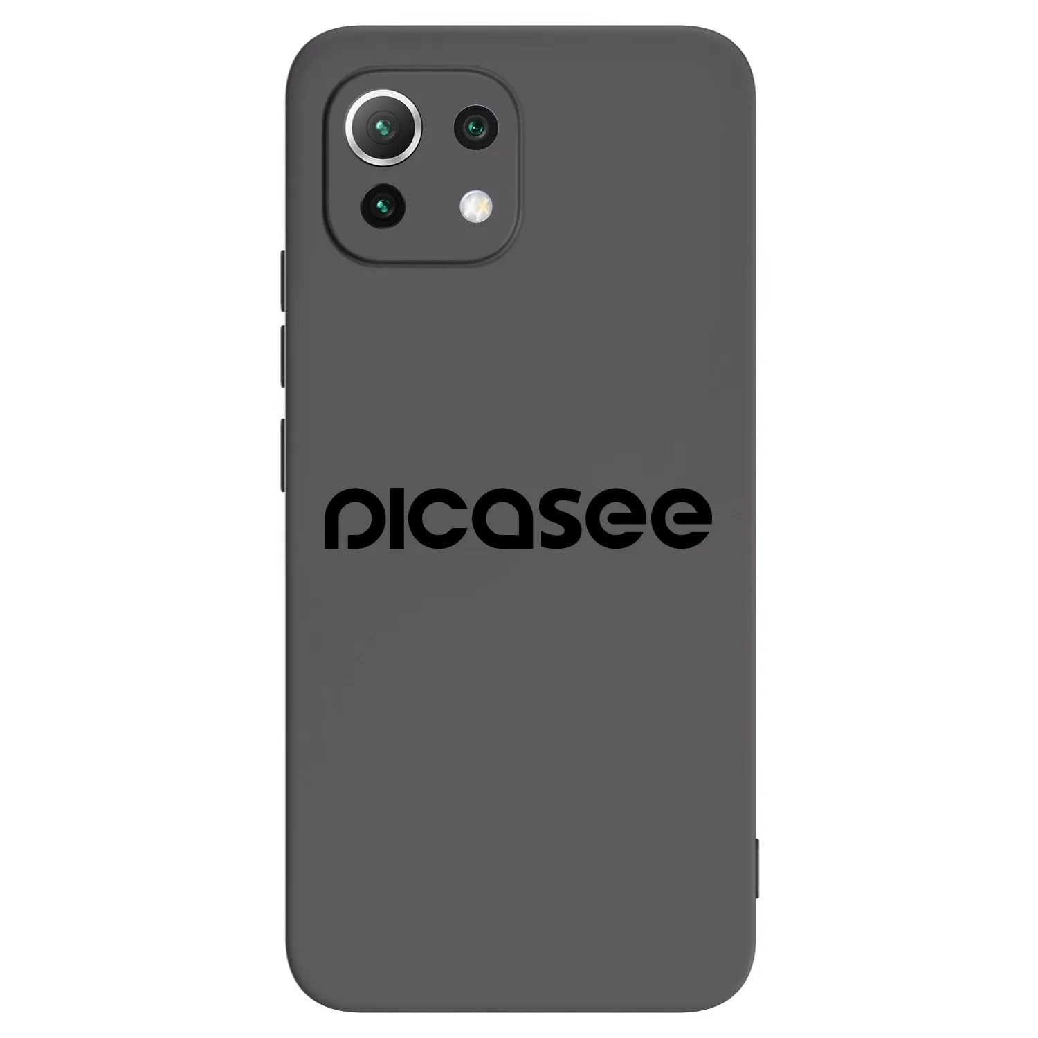 Picasee silikonový černý obal pro Xiaomi Mi 11 Lite - Picasee - new logo - black