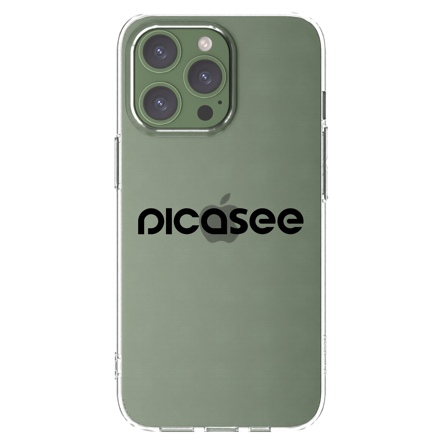 Picasee silikonový průhledný obal pro Apple iPhone 13 Pro - Picasee - new logo - black