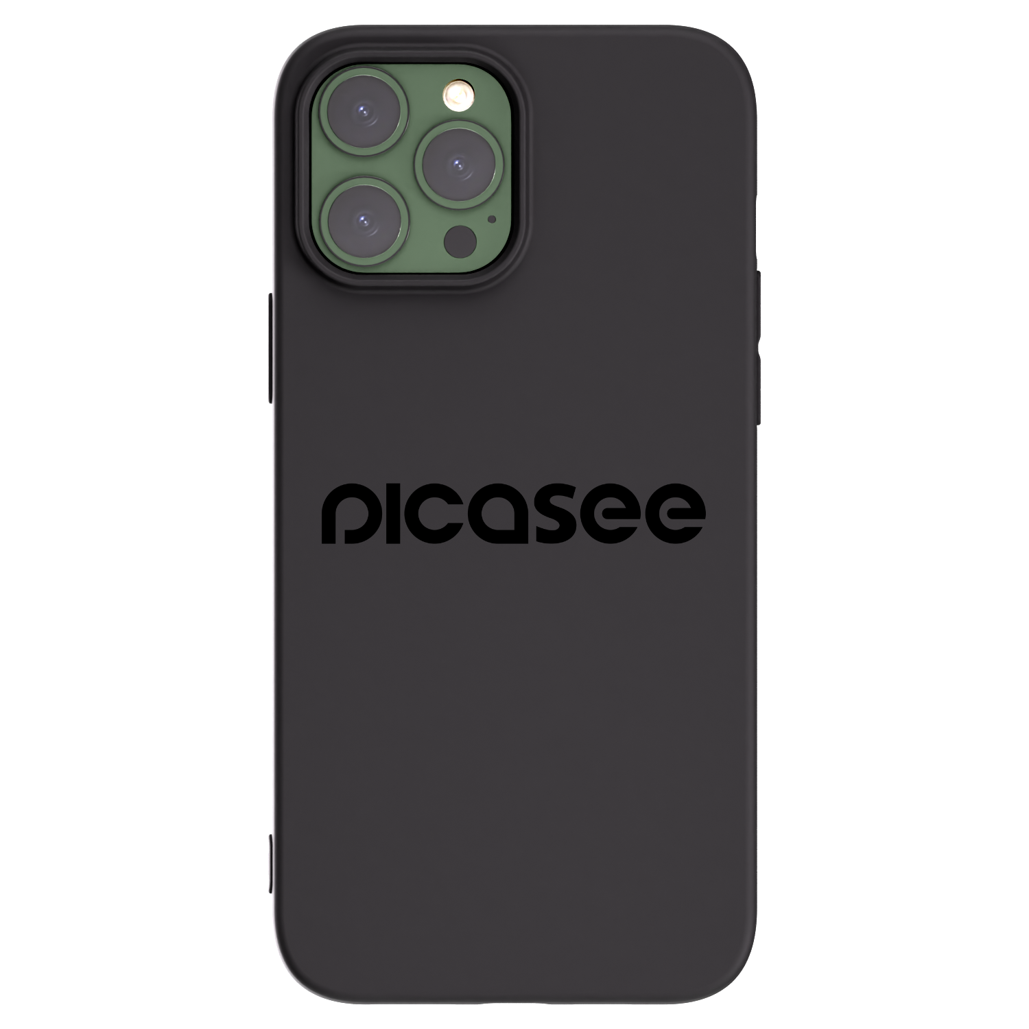 Picasee silikonový černý obal pro Apple iPhone 13 Pro Max - Picasee - new logo - black