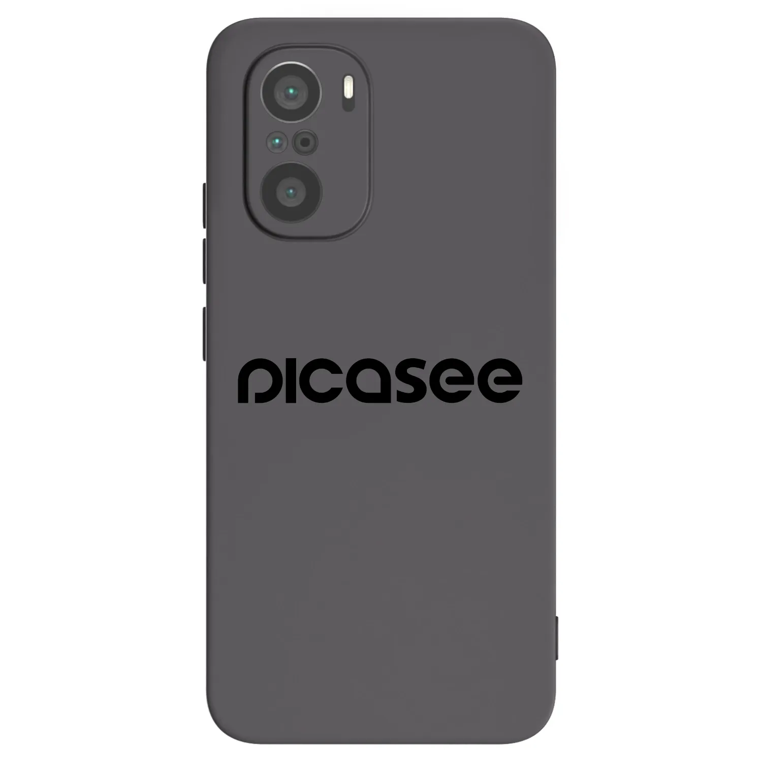 Picasee silikonový černý obal pro Xiaomi Poco F3 - Picasee - new logo - black