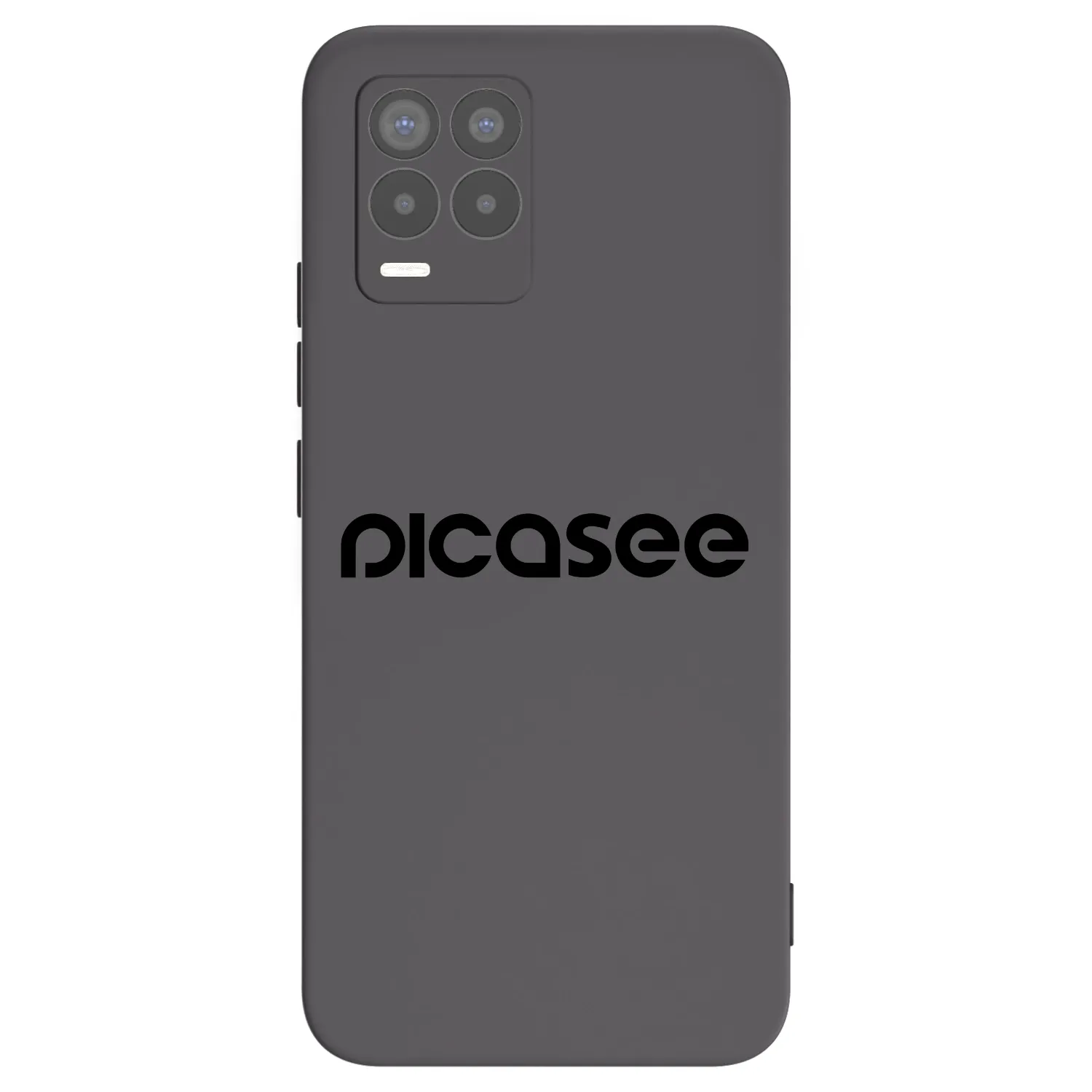 Picasee silikonový černý obal pro Realme 8 Pro - Picasee - new logo - black