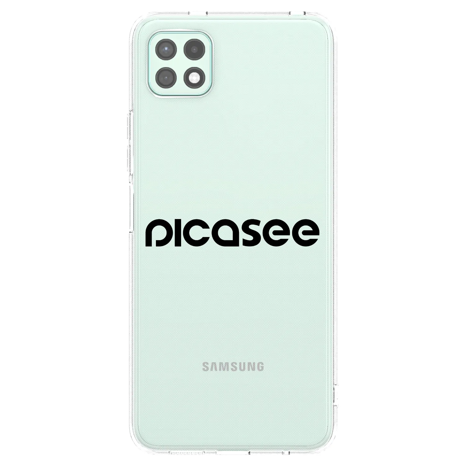 Picasee silikonový průhledný obal pro Samsung Galaxy A22 A226B 5G - Picasee - new logo - black