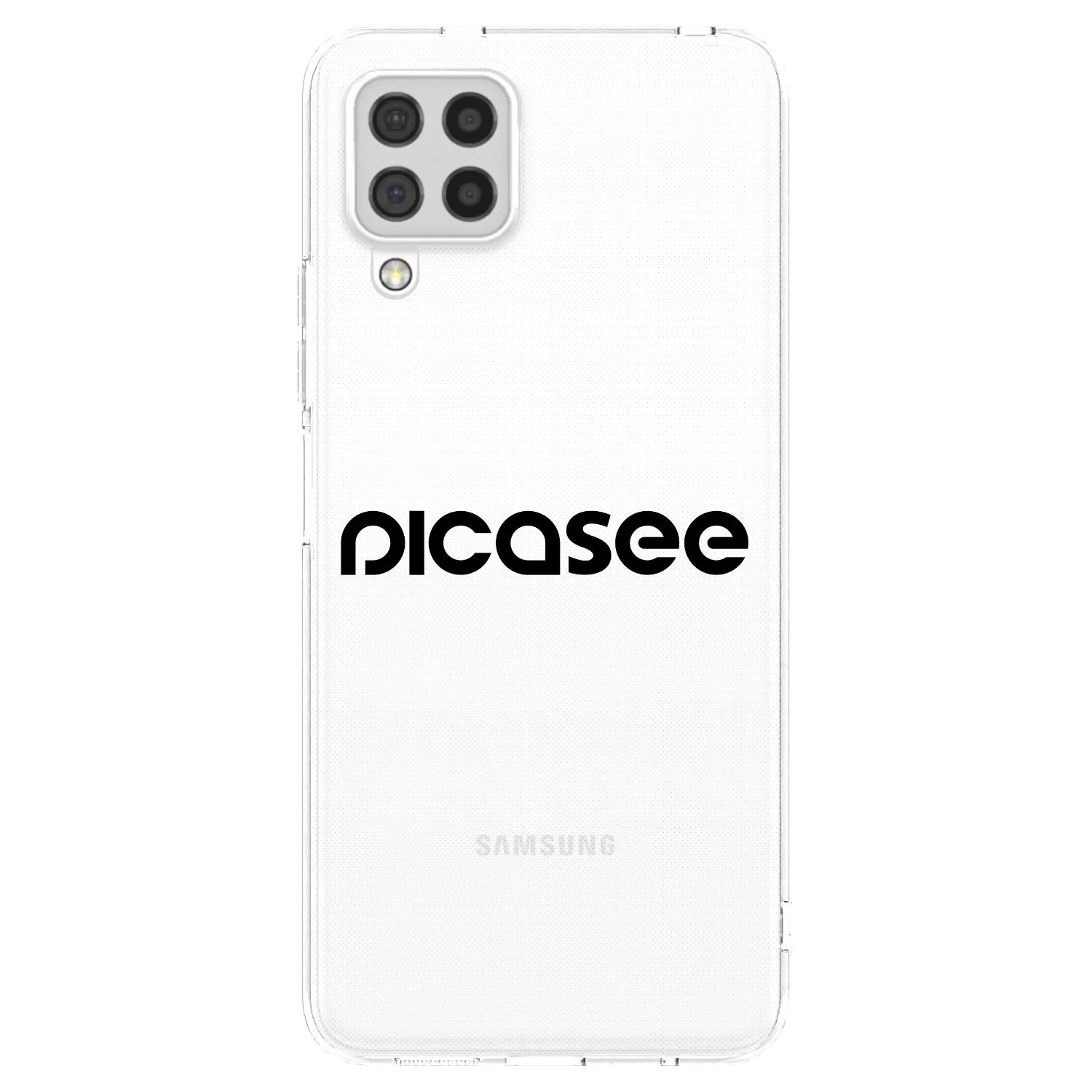 Picasee silikonový průhledný obal pro Samsung Galaxy A22 A225F 4G - Picasee - new logo - black