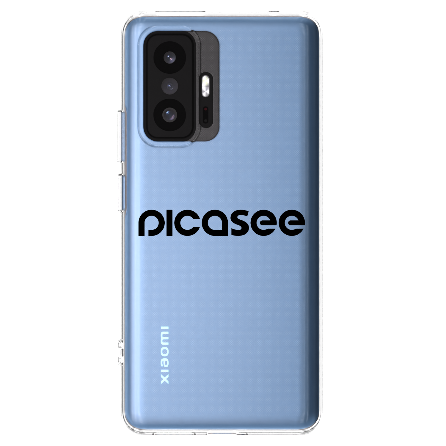Picasee silikonový průhledný obal pro Xiaomi 11T - Picasee - new logo - black