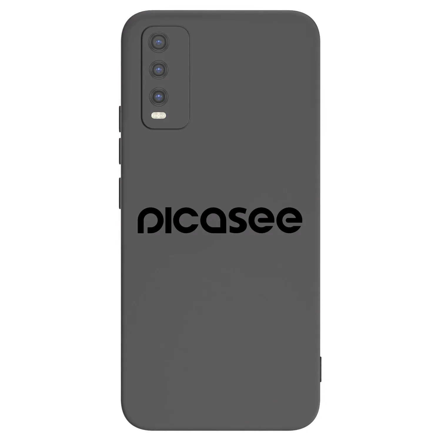 Picasee silikonový černý obal pro Vivo Y20s - Picasee - new logo - black