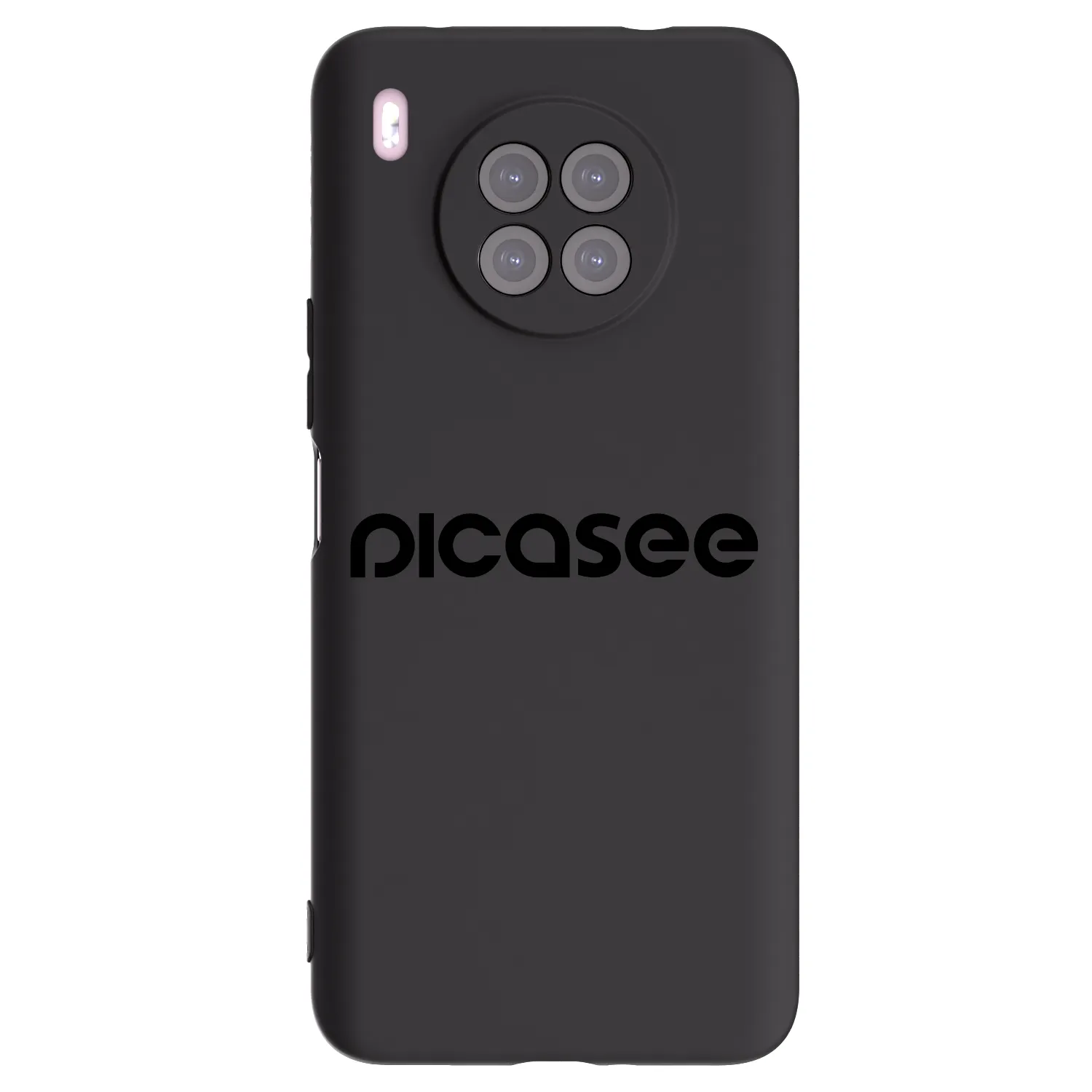 Picasee silikonový černý obal pro Huawei Nova 8i - Picasee - new logo - black