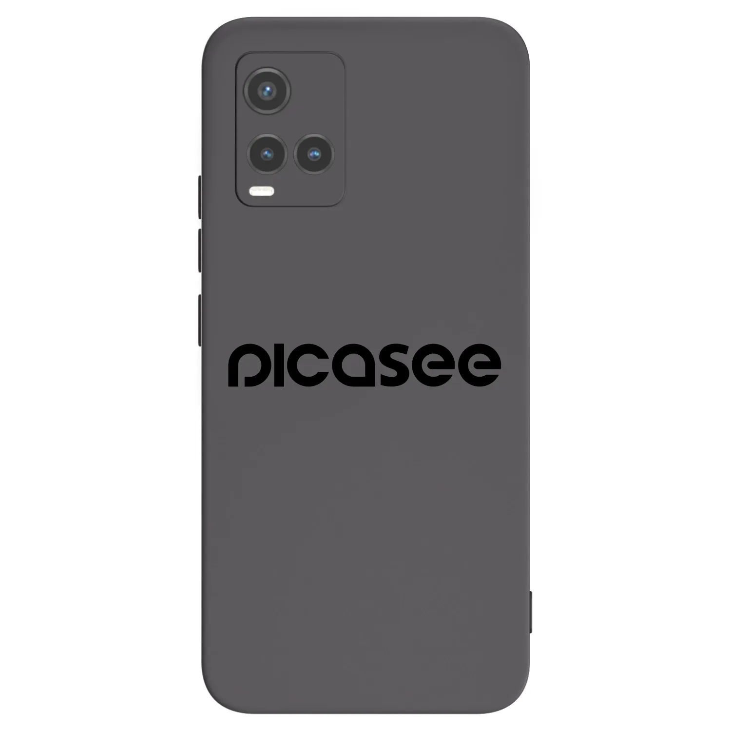 Picasee silikonový černý obal pro Vivo Y33s - Picasee - new logo - black