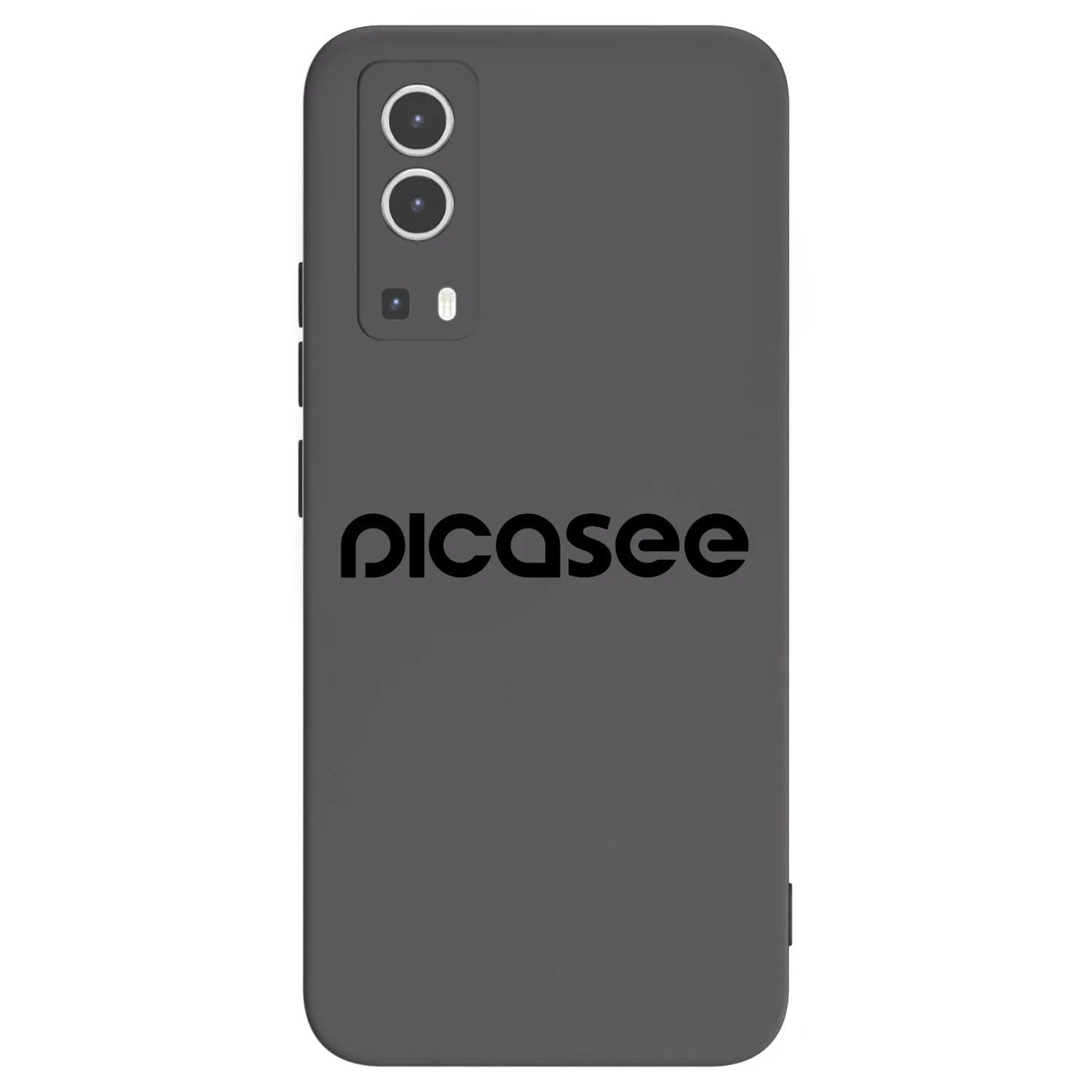 Picasee silikonový černý obal pro Vivo Y72 5G - Picasee - new logo - black