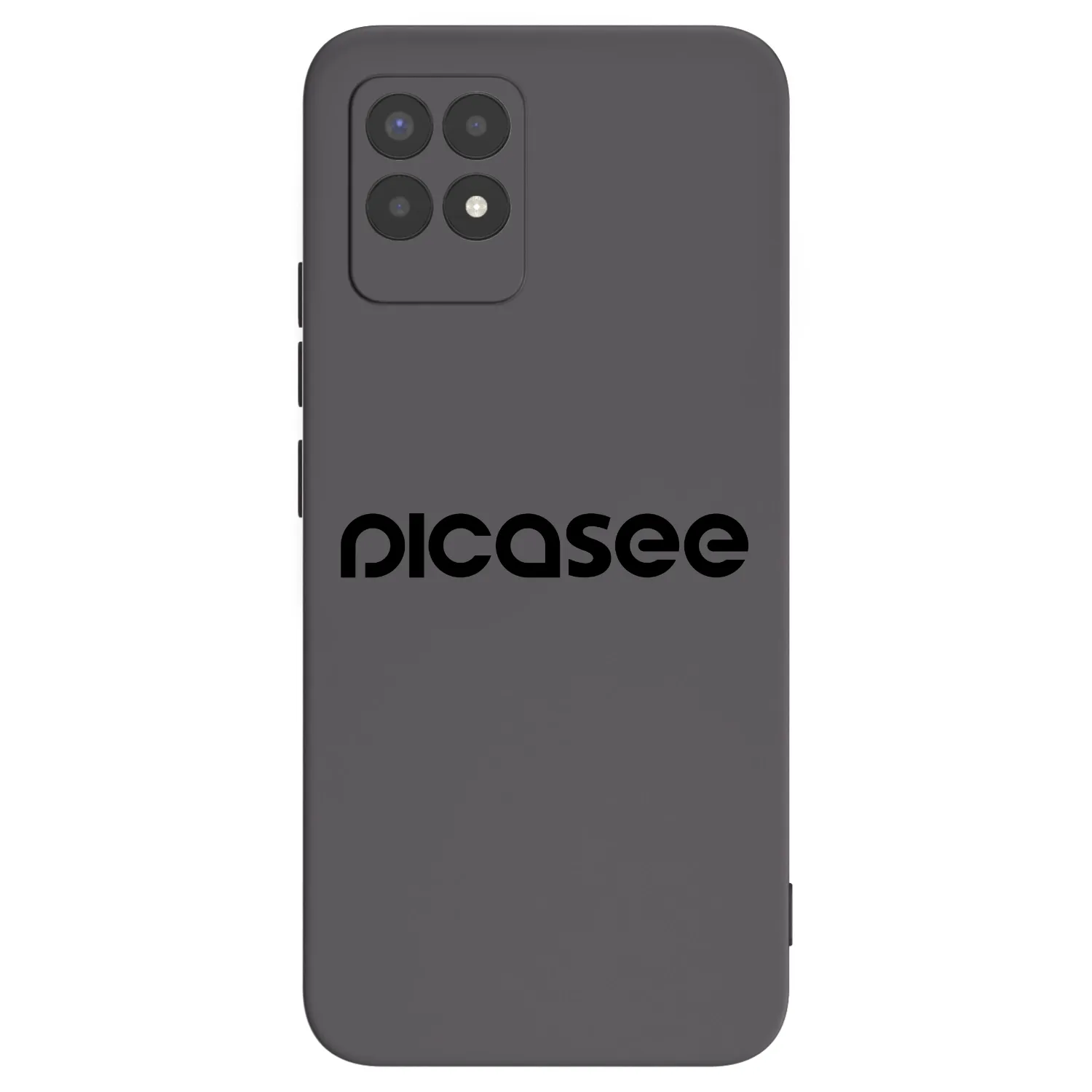 Picasee silikonový černý obal pro Realme 8i - Picasee - new logo - black