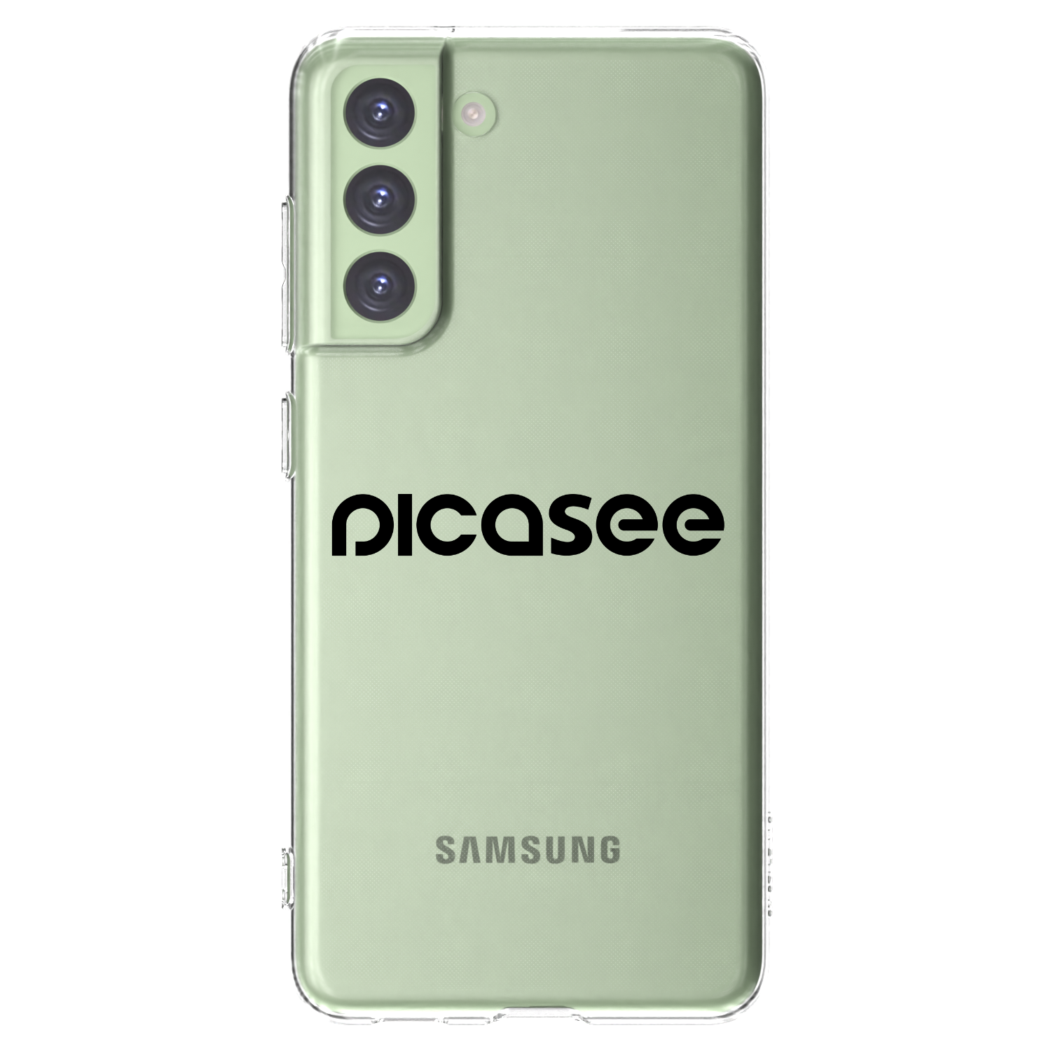 Picasee silikonový průhledný obal pro Samsung Galaxy S21 FE 5G - Picasee - new logo - black
