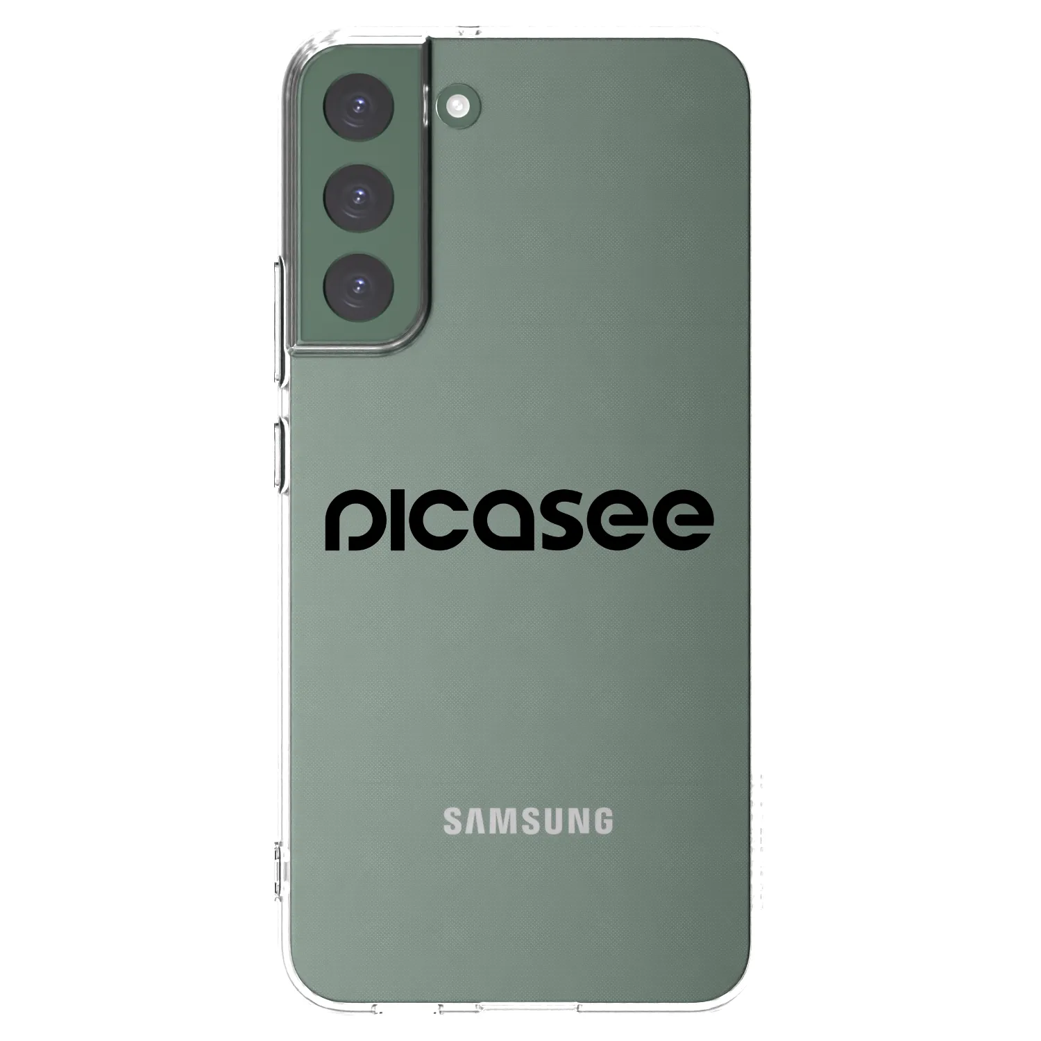 Picasee silikonový průhledný obal pro Samsung Galaxy S22+ 5G - Picasee - new logo - black