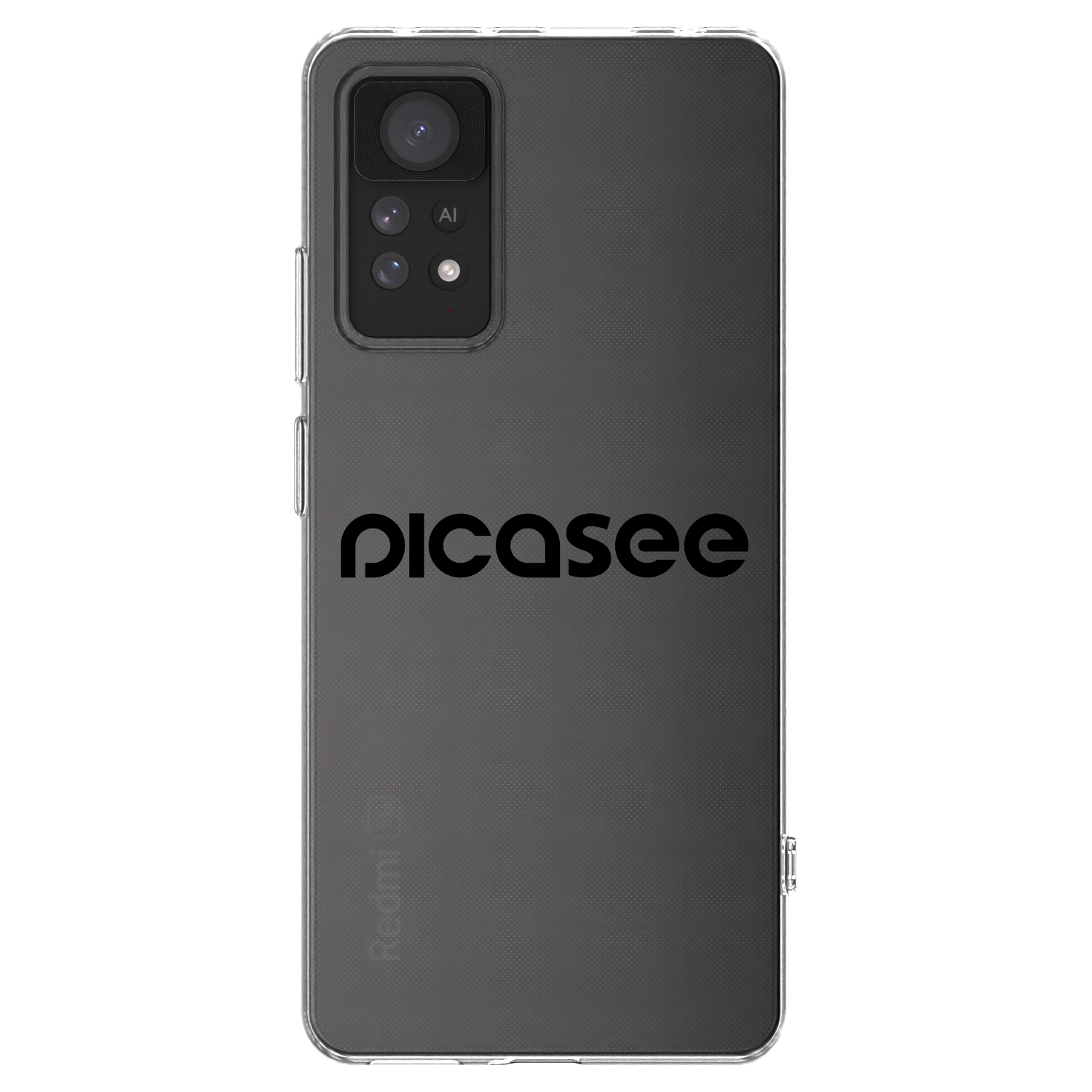 Picasee silikonový průhledný obal pro Xiaomi Redmi Note 11 Pro 5G - Picasee - new logo - black