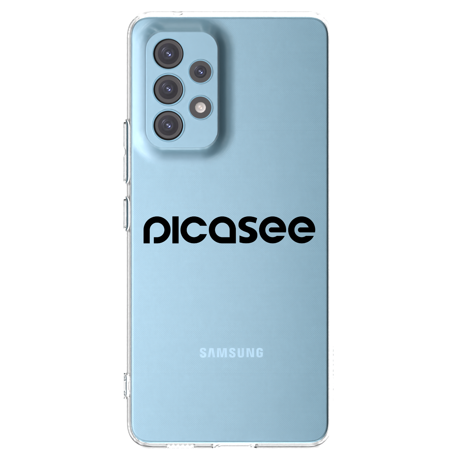 Picasee silikonový průhledný obal pro Samsung Galaxy A53 5G A536 - Picasee - new logo - black