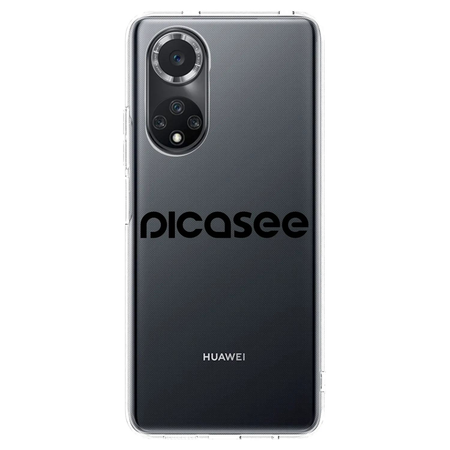 Picasee silikonový průhledný obal pro Huawei Nova 9 SE - Picasee - new logo - black