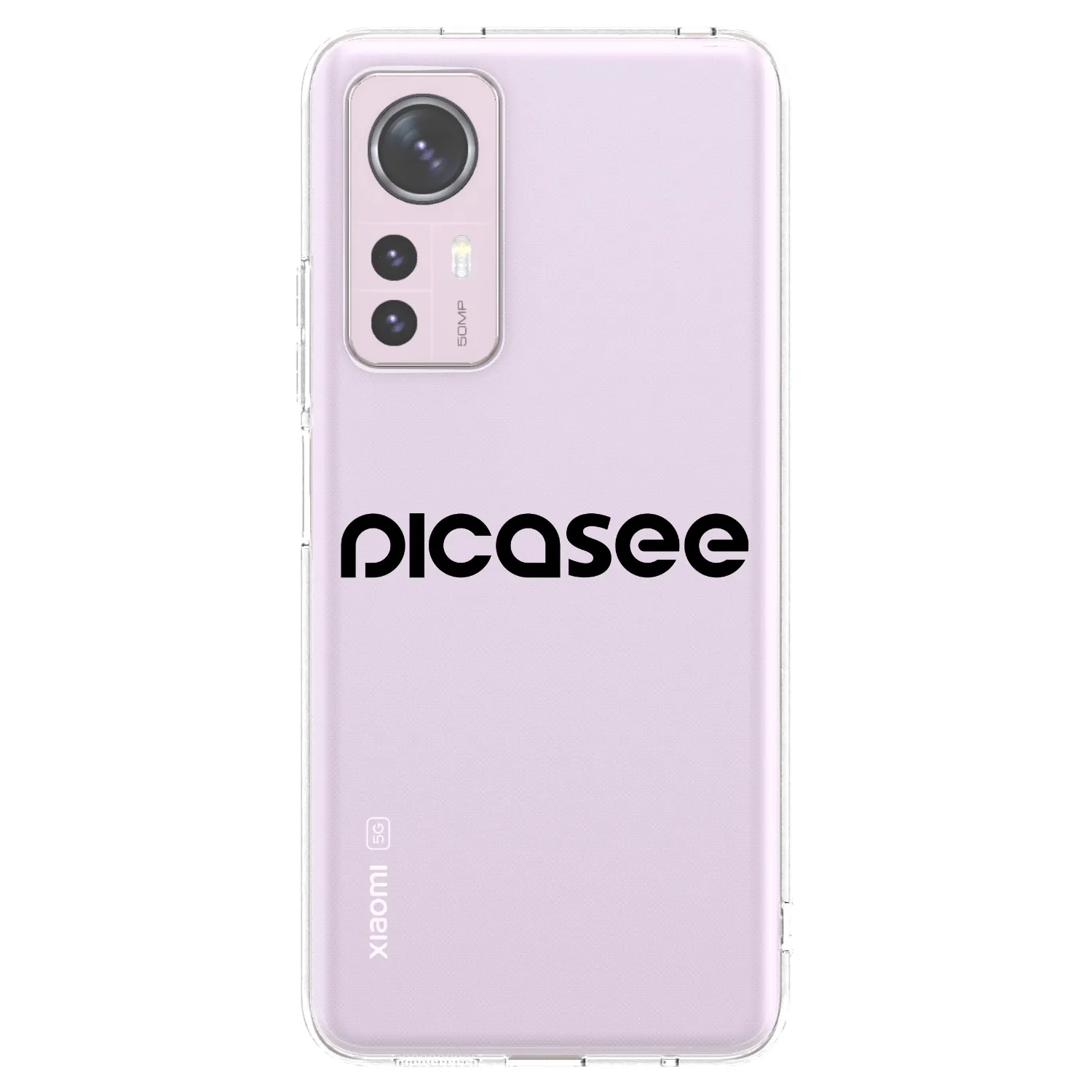 Picasee silikonový průhledný obal pro Xiaomi 12 - Picasee - new logo - black