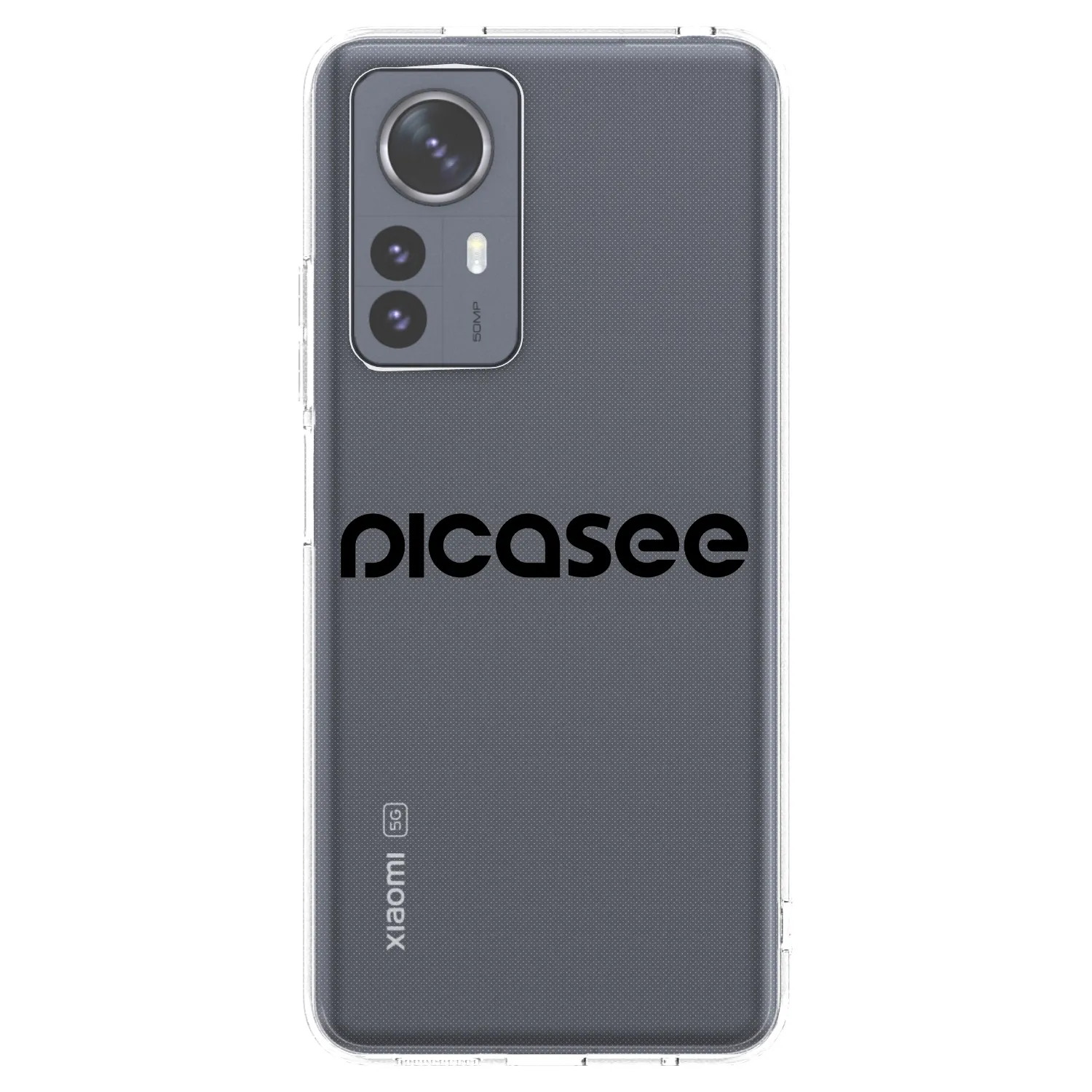 Picasee silikonový průhledný obal pro Xiaomi 12 Pro - Picasee - new logo - black