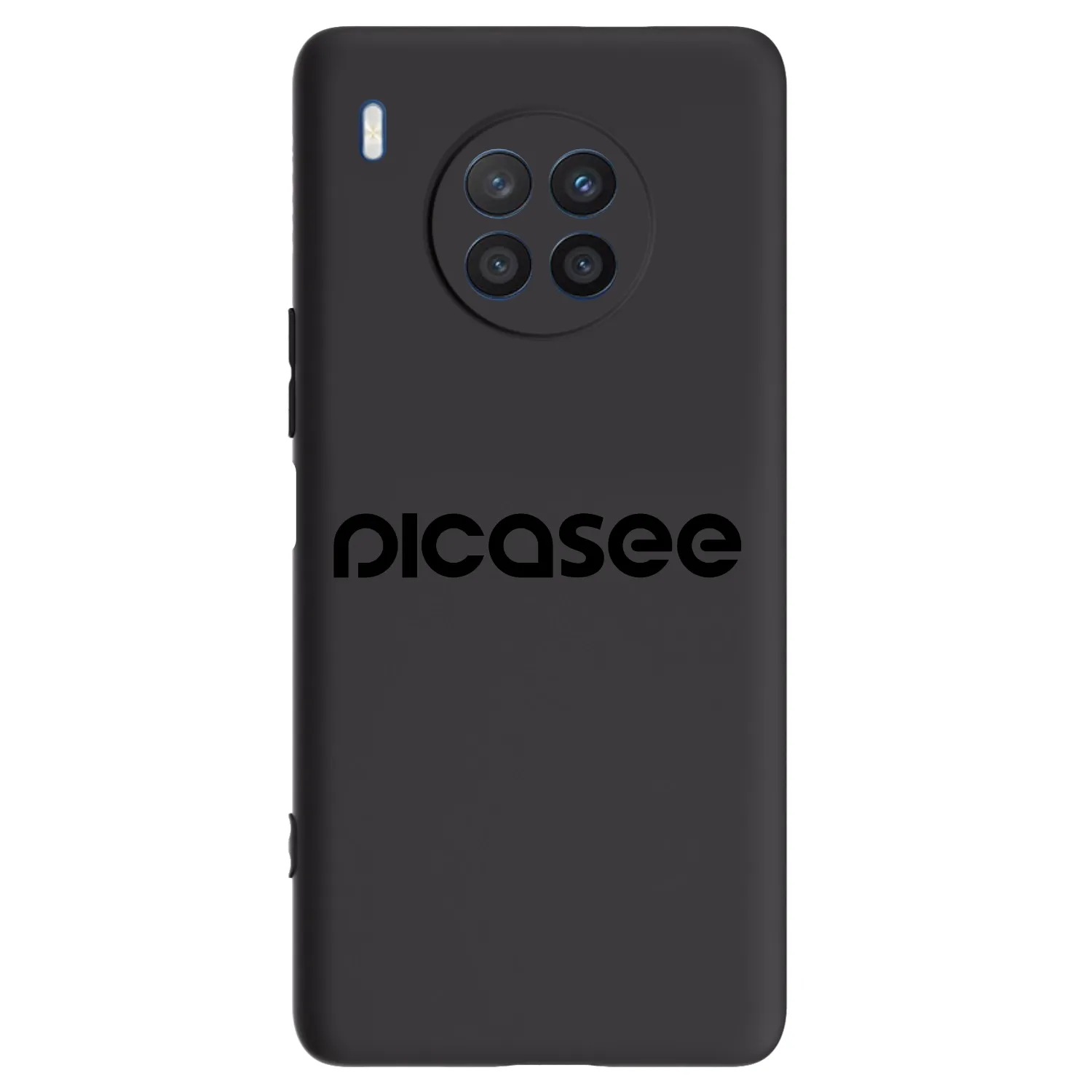 Picasee silikonový černý obal pro Honor 50 Lite - Picasee - new logo - black
