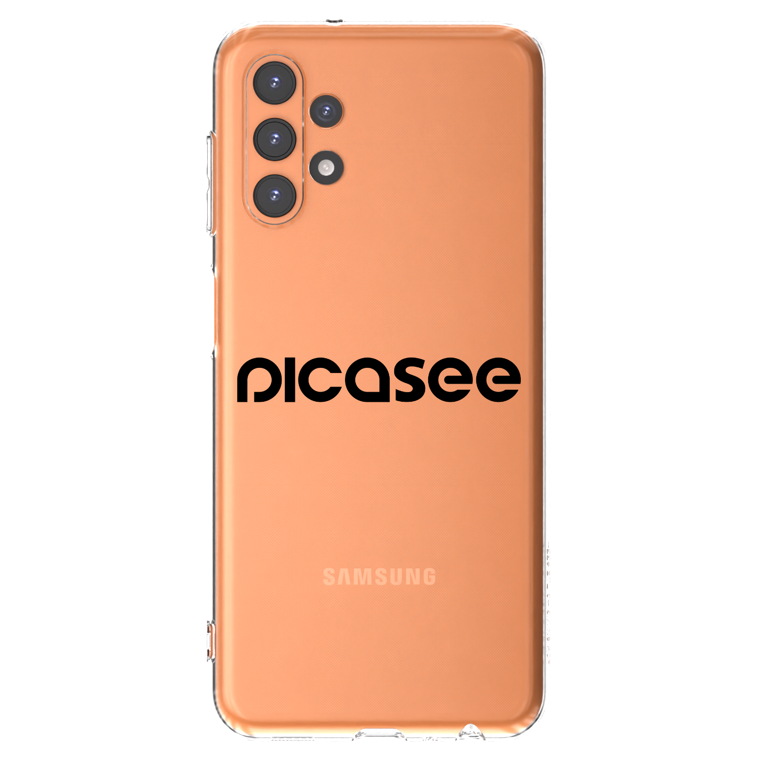 Picasee silikonový průhledný obal pro Samsung Galaxy A13 4G A135 - Picasee - new logo - black