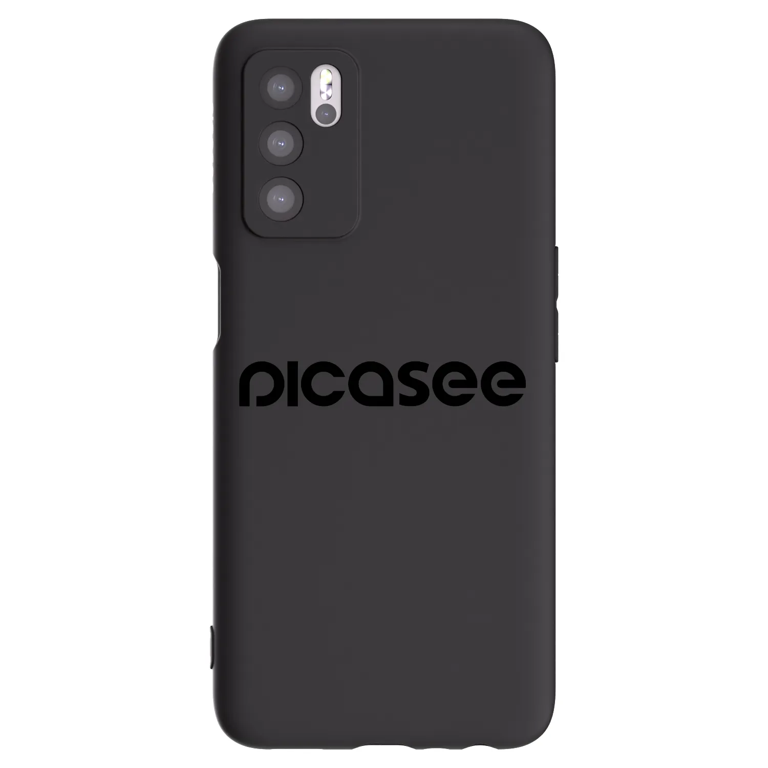 Picasee silikonový černý obal pro OPPO A16s - Picasee - new logo - black