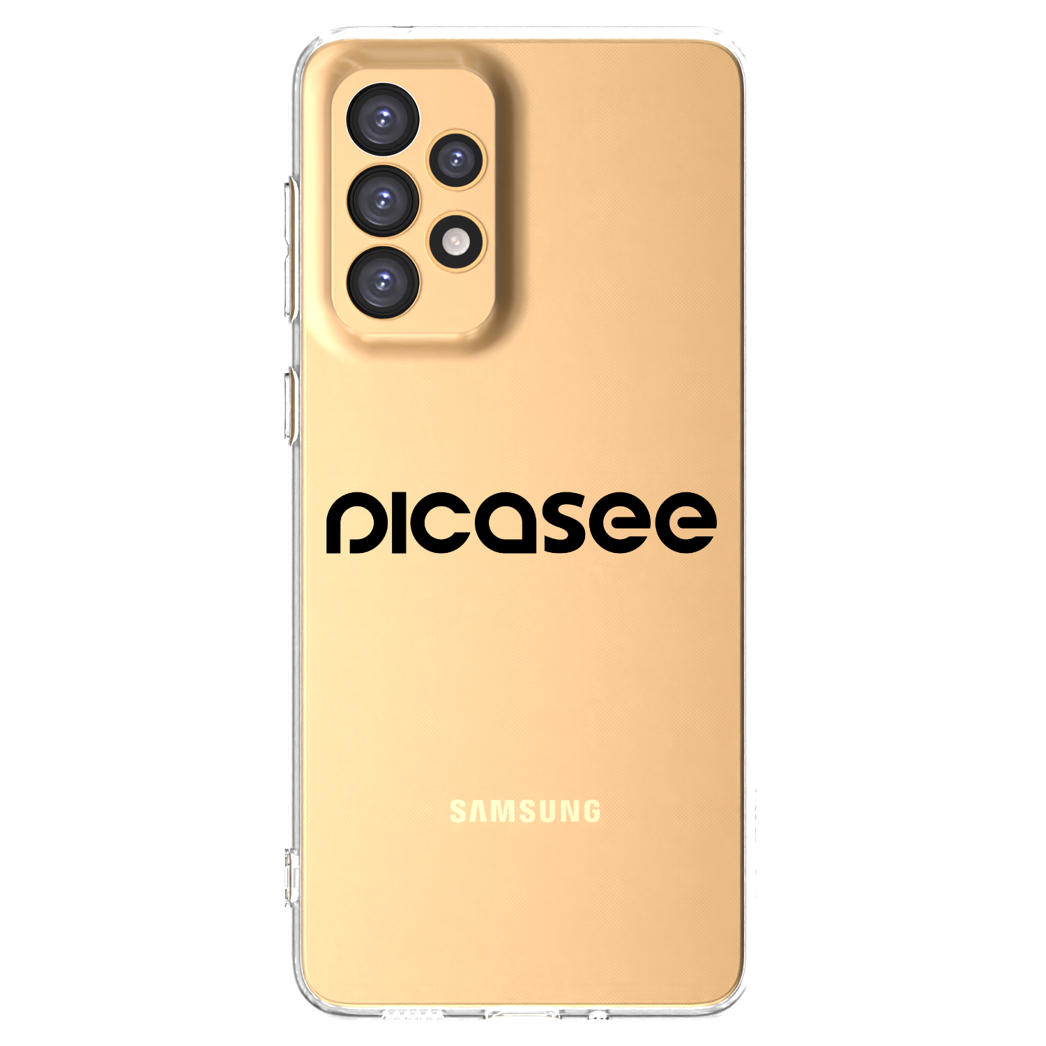 Picasee silikonový průhledný obal pro Samsung Galaxy A33 5G A336 - Picasee - new logo - black