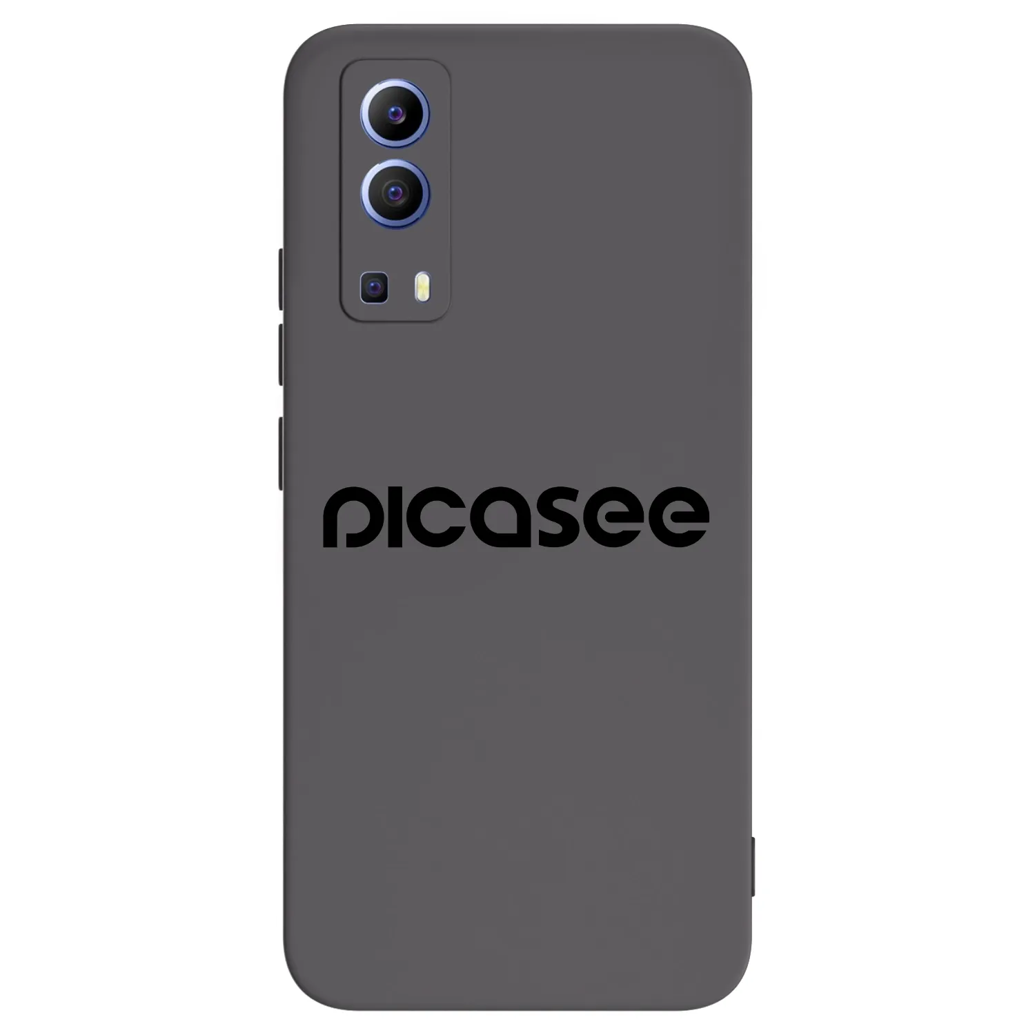 Picasee silikonový černý obal pro Vivo Y52 5G - Picasee - new logo - black