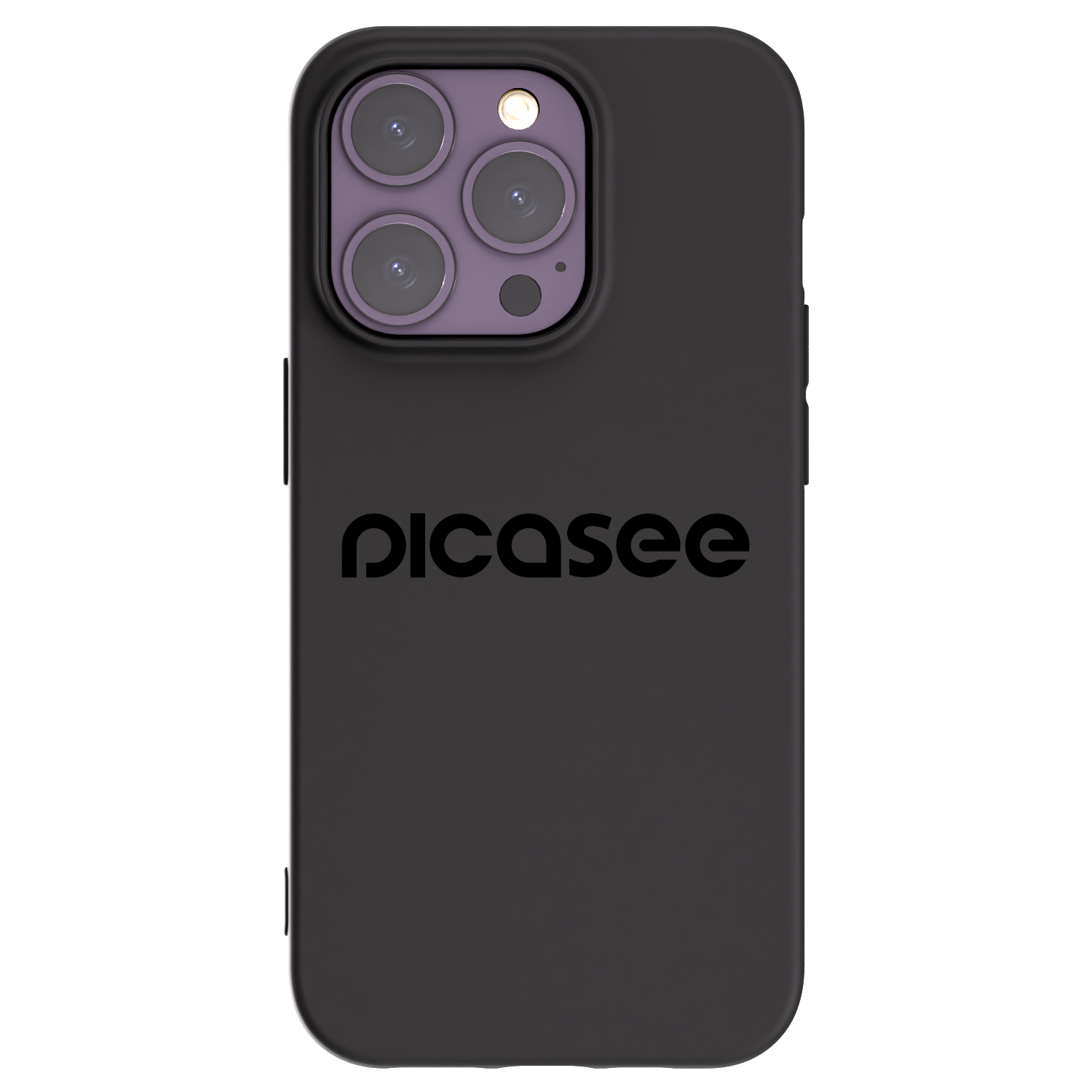 Picasee silikonový černý obal pro Apple iPhone 14 Pro - Picasee - new logo - black