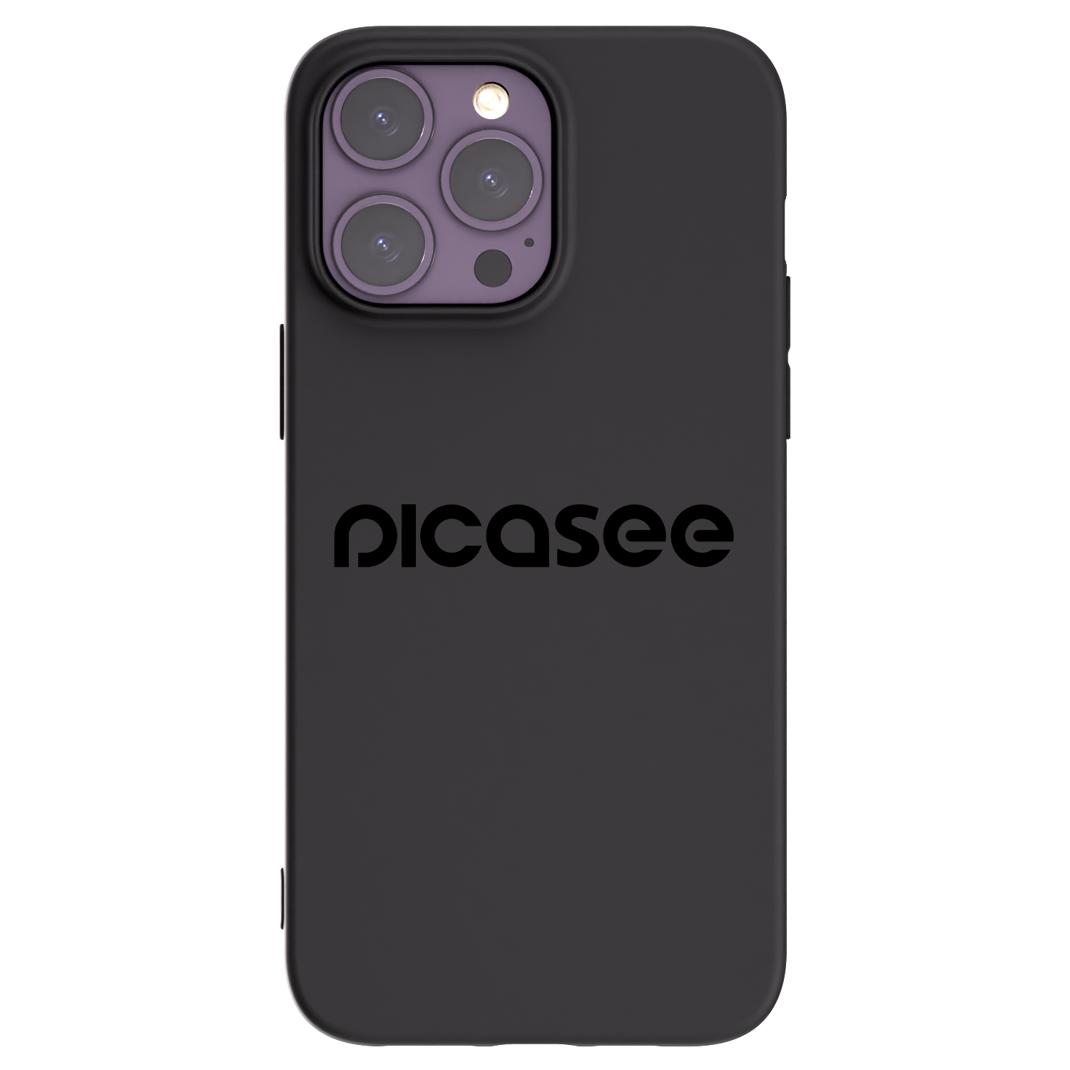 Picasee silikonový černý obal pro Apple iPhone 14 Pro Max - Picasee - new logo - black
