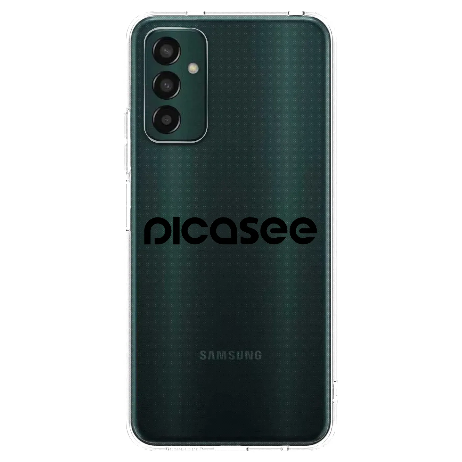 Picasee silikonový průhledný obal pro Samsung Galaxy M13 M135F - Picasee - new logo - black