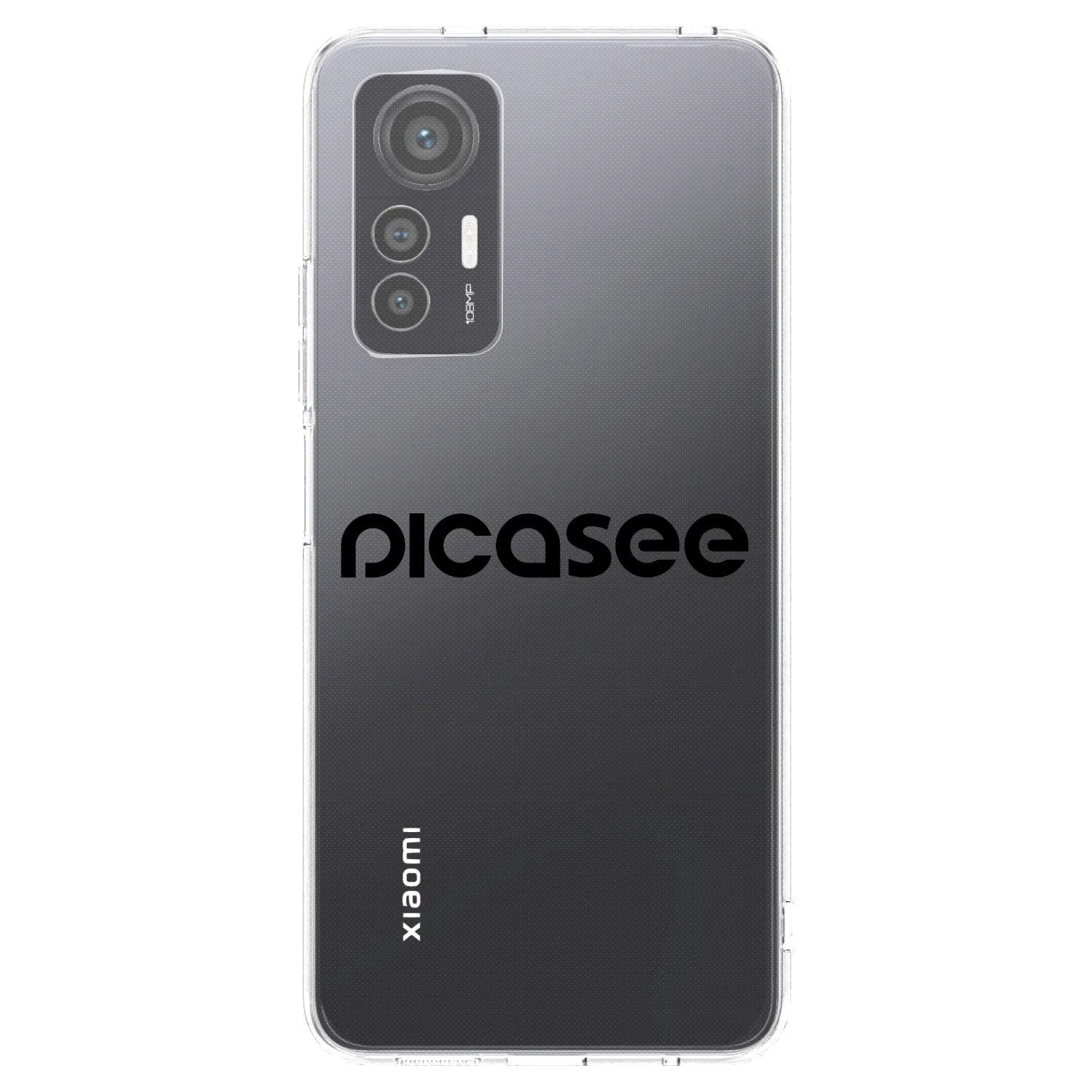 Picasee silikonový průhledný obal pro Xiaomi 12 Lite - Picasee - new logo - black