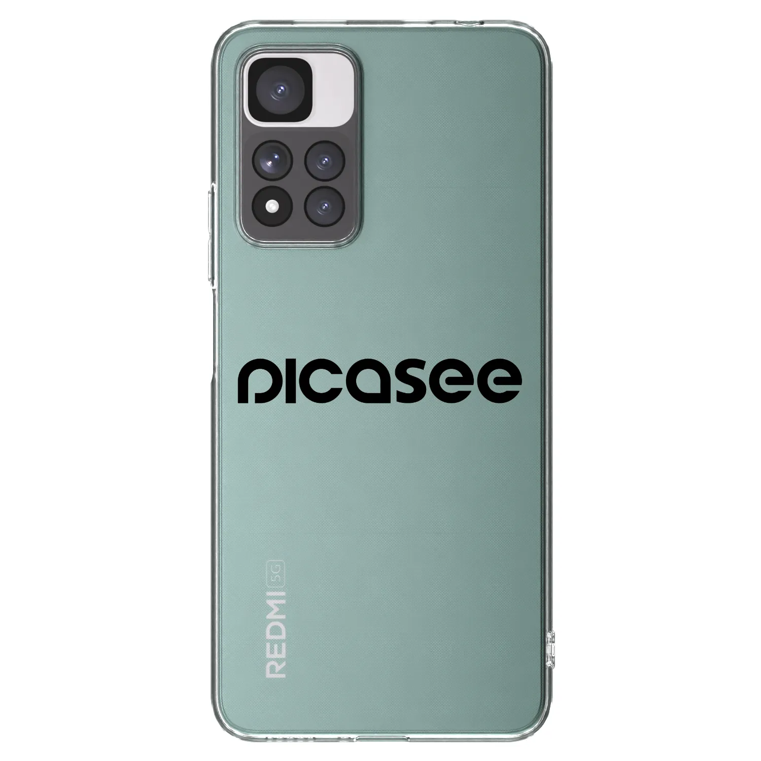 Picasee silikonový průhledný obal pro Xiaomi Redmi Note 11 Pro+ 5G - Picasee - new logo - black