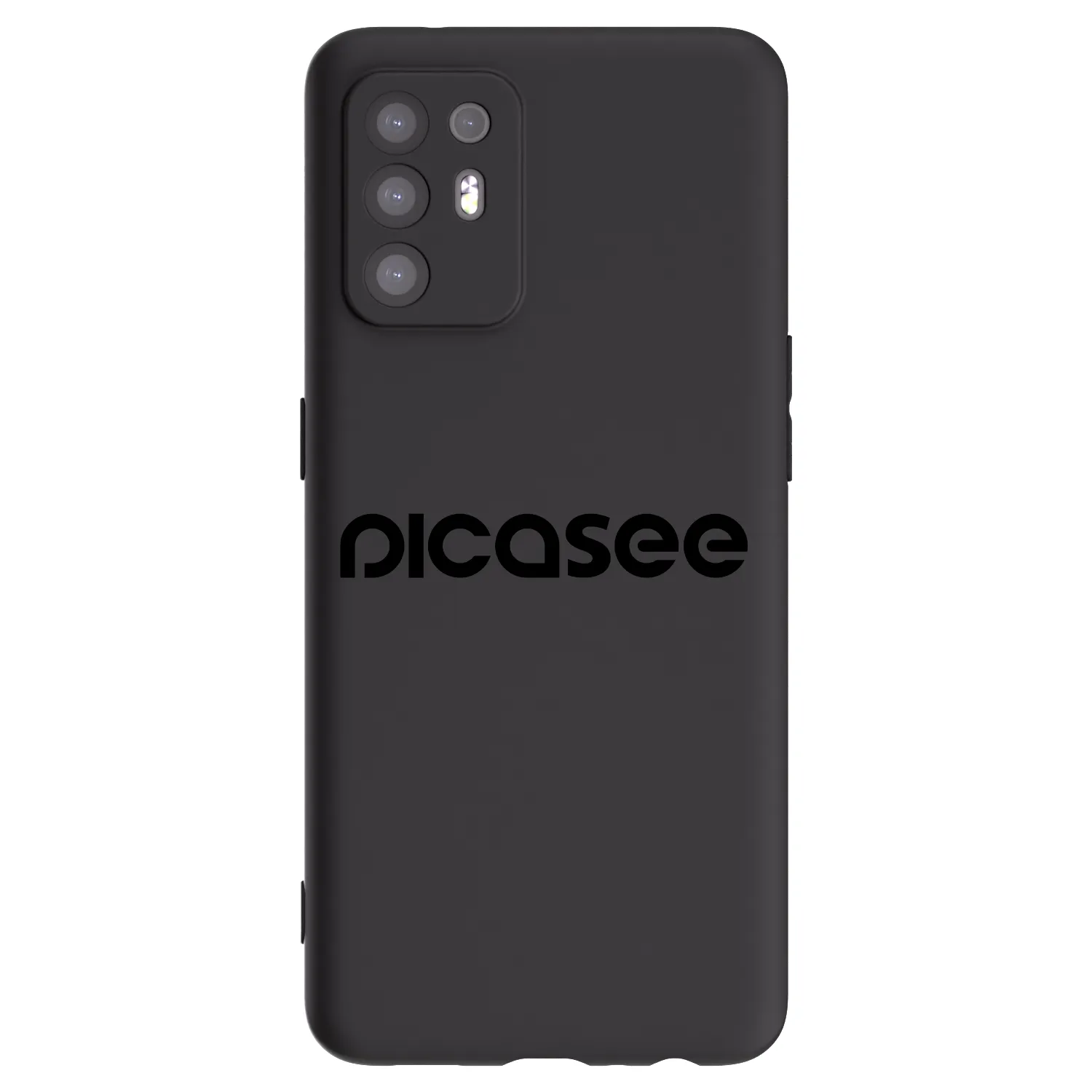 Picasee silikonový černý obal pro OPPO A94 5G - Picasee - new logo - black