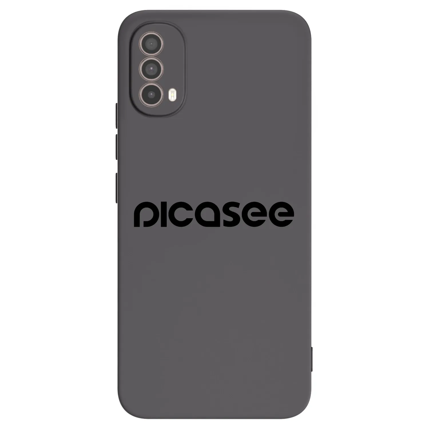 Picasee silikonový černý obal pro Motorola Moto E40 - Picasee - new logo - black
