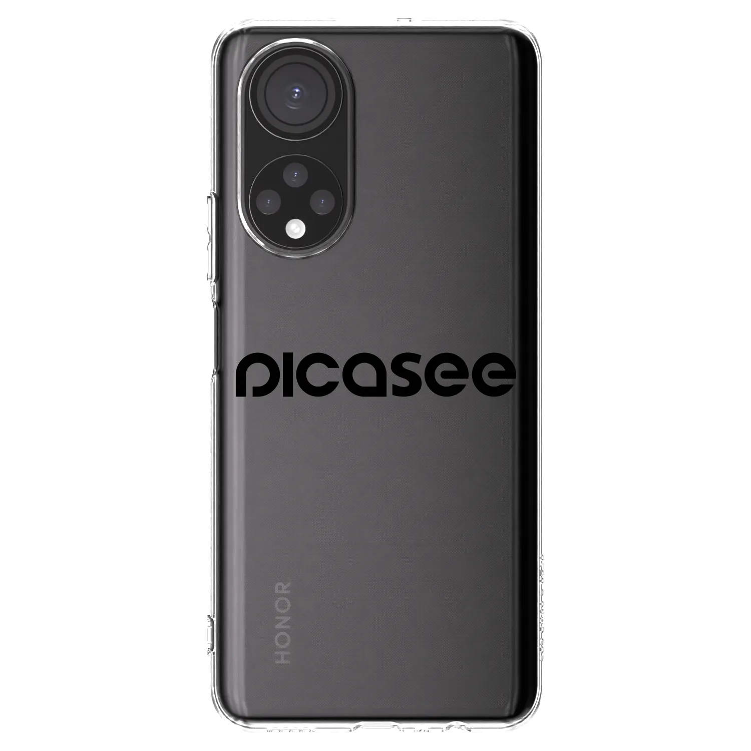 Picasee silikonový průhledný obal pro Honor X7 - Picasee - new logo - black