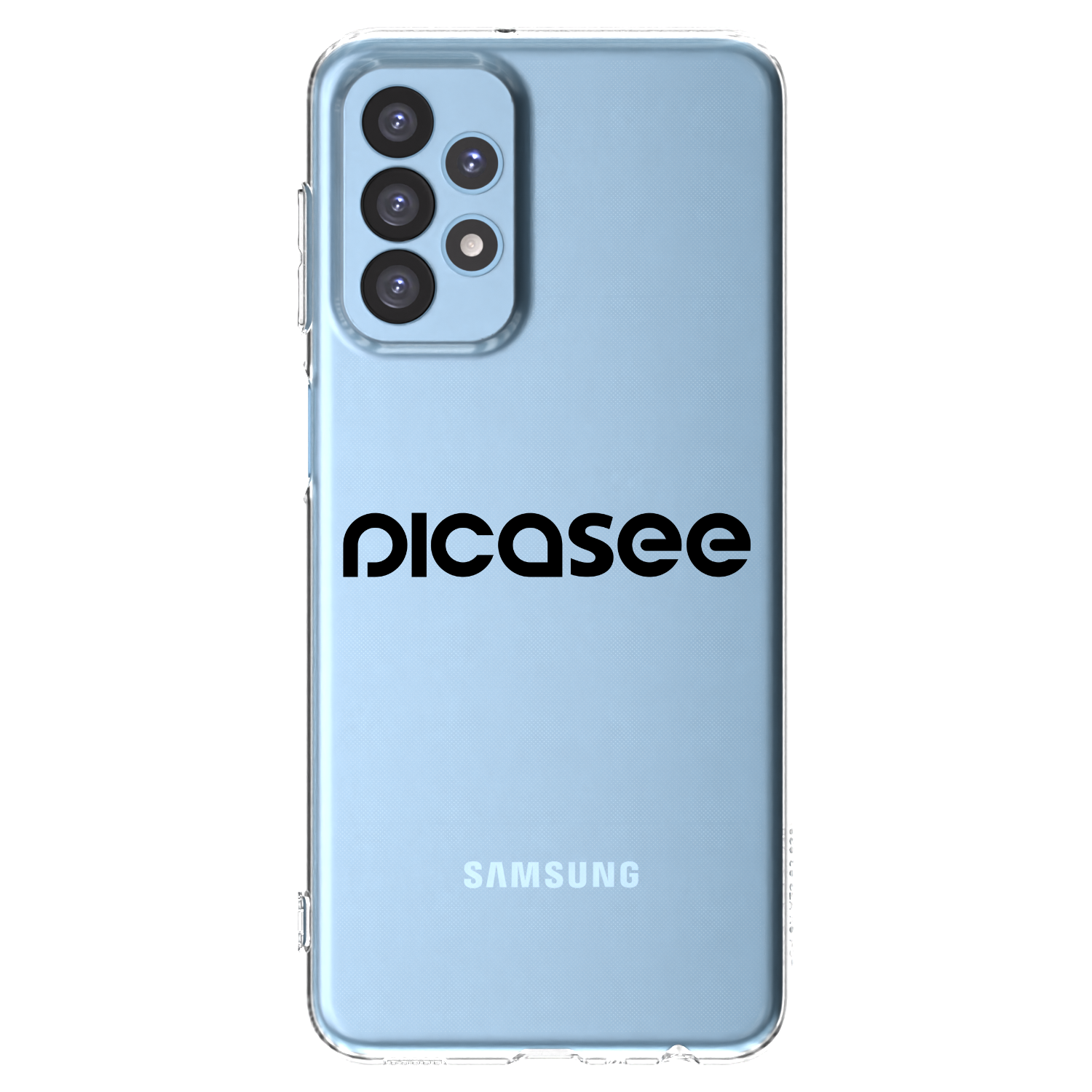 Picasee silikonový průhledný obal pro Samsung Galaxy A23 A235F 4G - Picasee - new logo - black