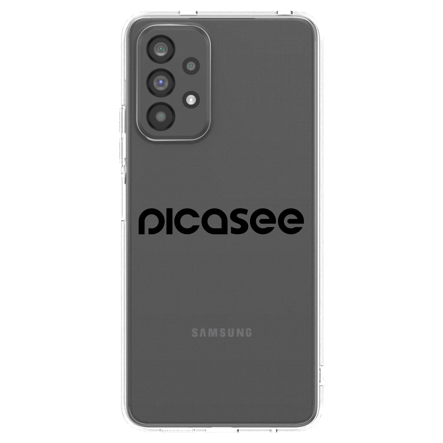 Picasee silikonový průhledný obal pro Samsung Galaxy A73 5G - Picasee - new logo - black