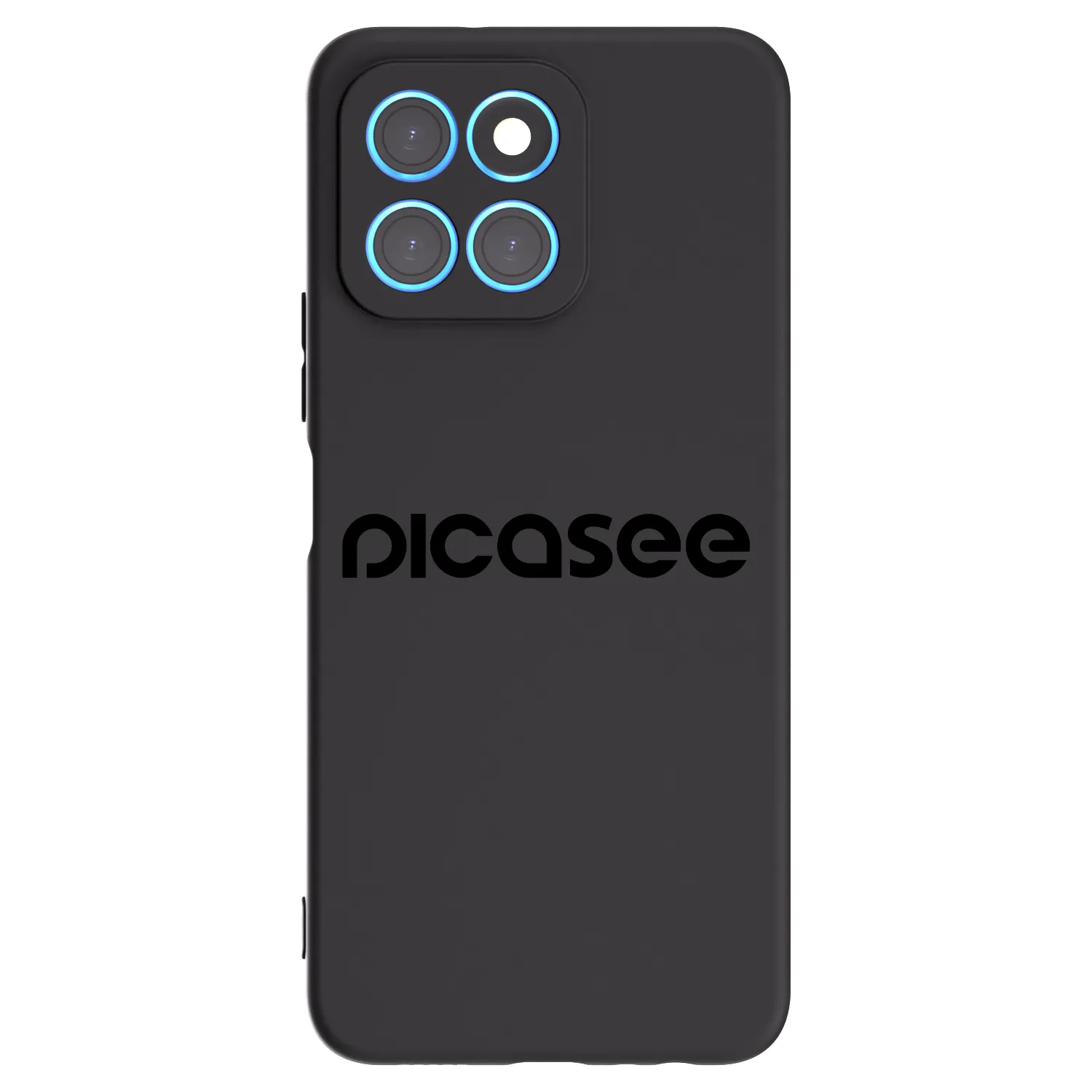 Picasee silikonový černý obal pro Honor X8 5G - Picasee - new logo - black