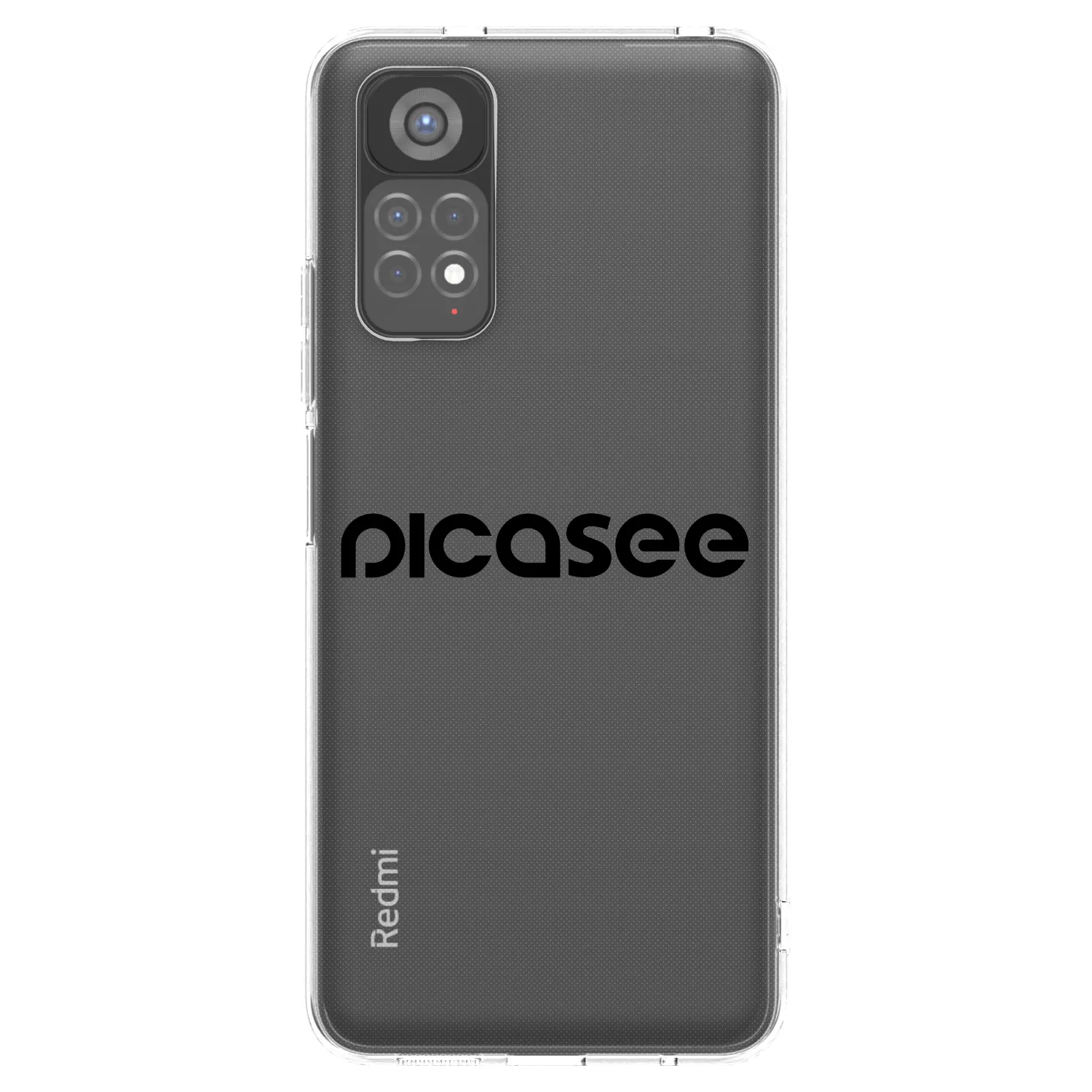 Picasee silikonový průhledný obal pro Xiaomi Redmi Note 11S 5G - Picasee - new logo - black