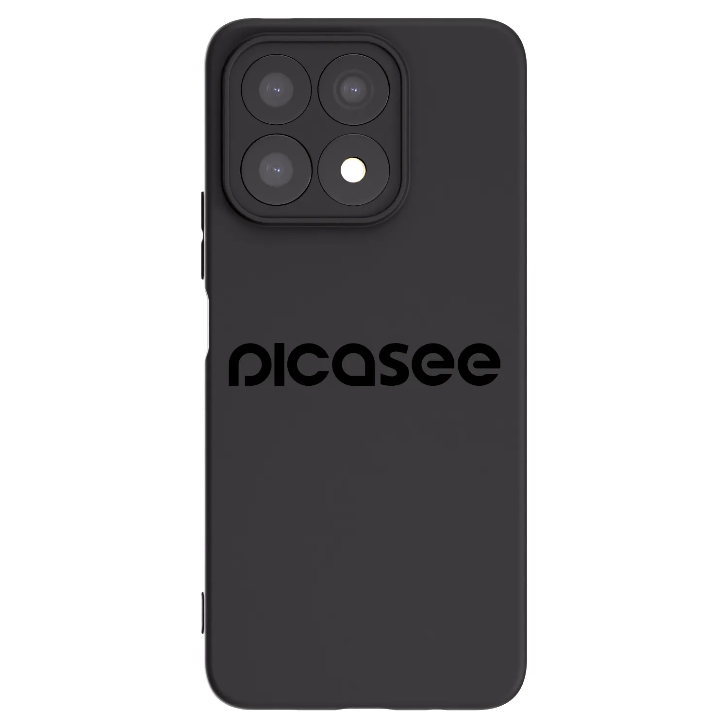Picasee silikonový černý obal pro Honor X8a - Picasee - new logo - black