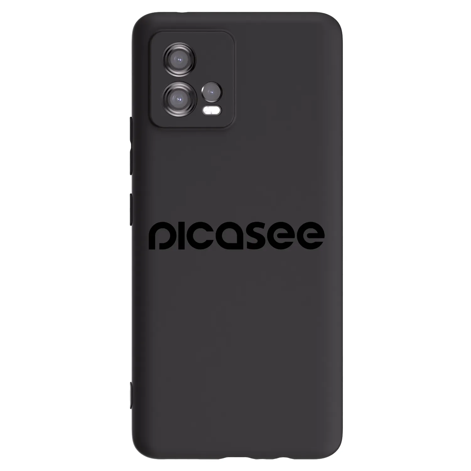 Picasee silikonový černý obal pro Motorola Moto G72 - Picasee - new logo - black
