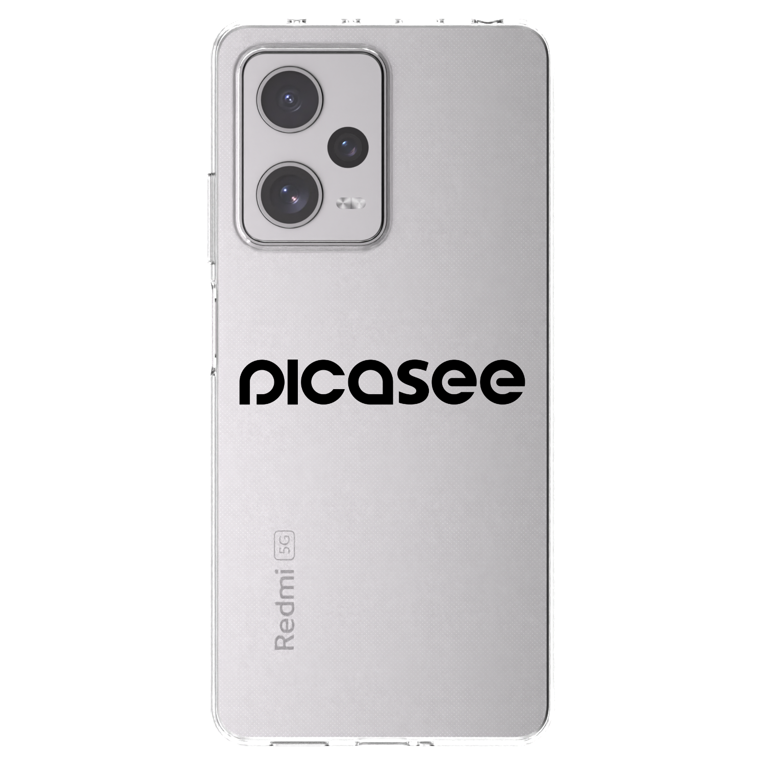 Picasee silikonový průhledný obal pro Xiaomi Redmi Note 12 Pro+ 5G - Picasee - new logo - black