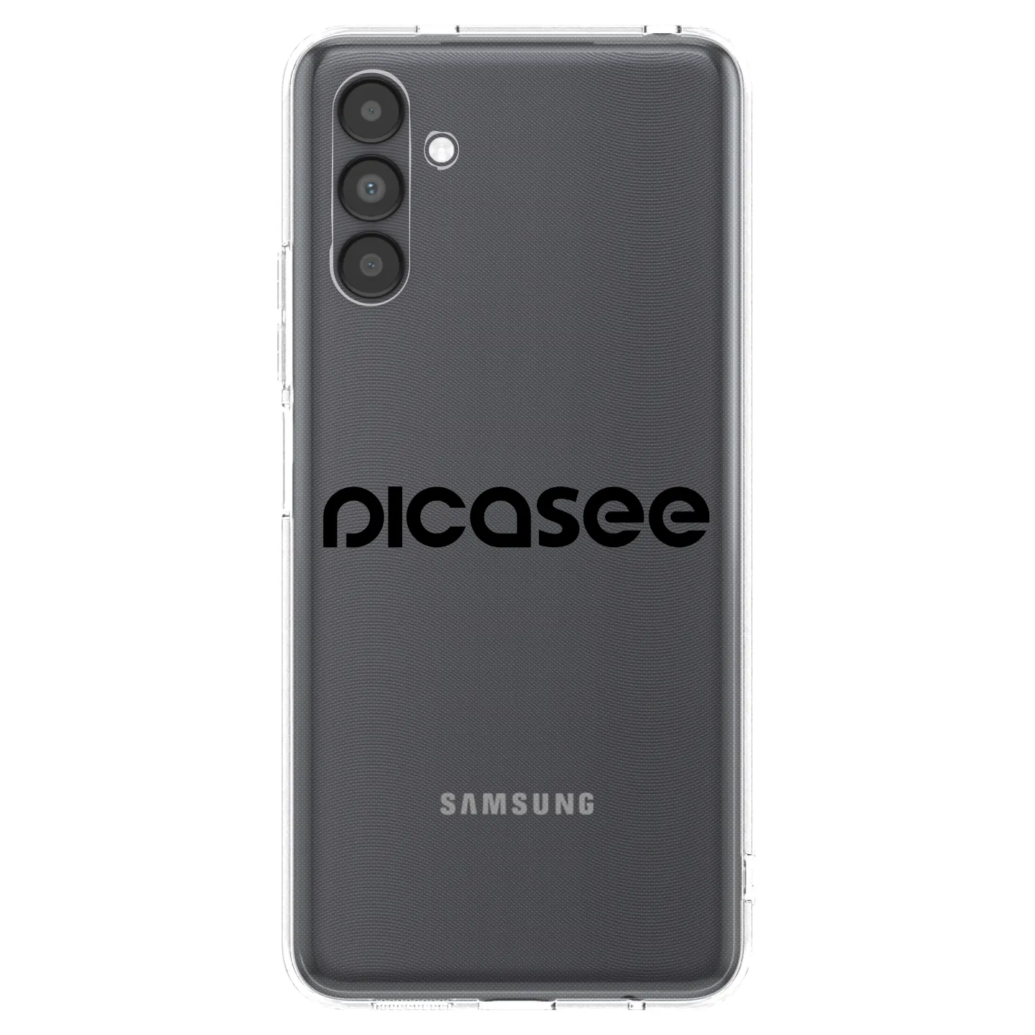 Picasee silikonový průhledný obal pro Samsung Galaxy A04s A047F - Picasee - new logo - black