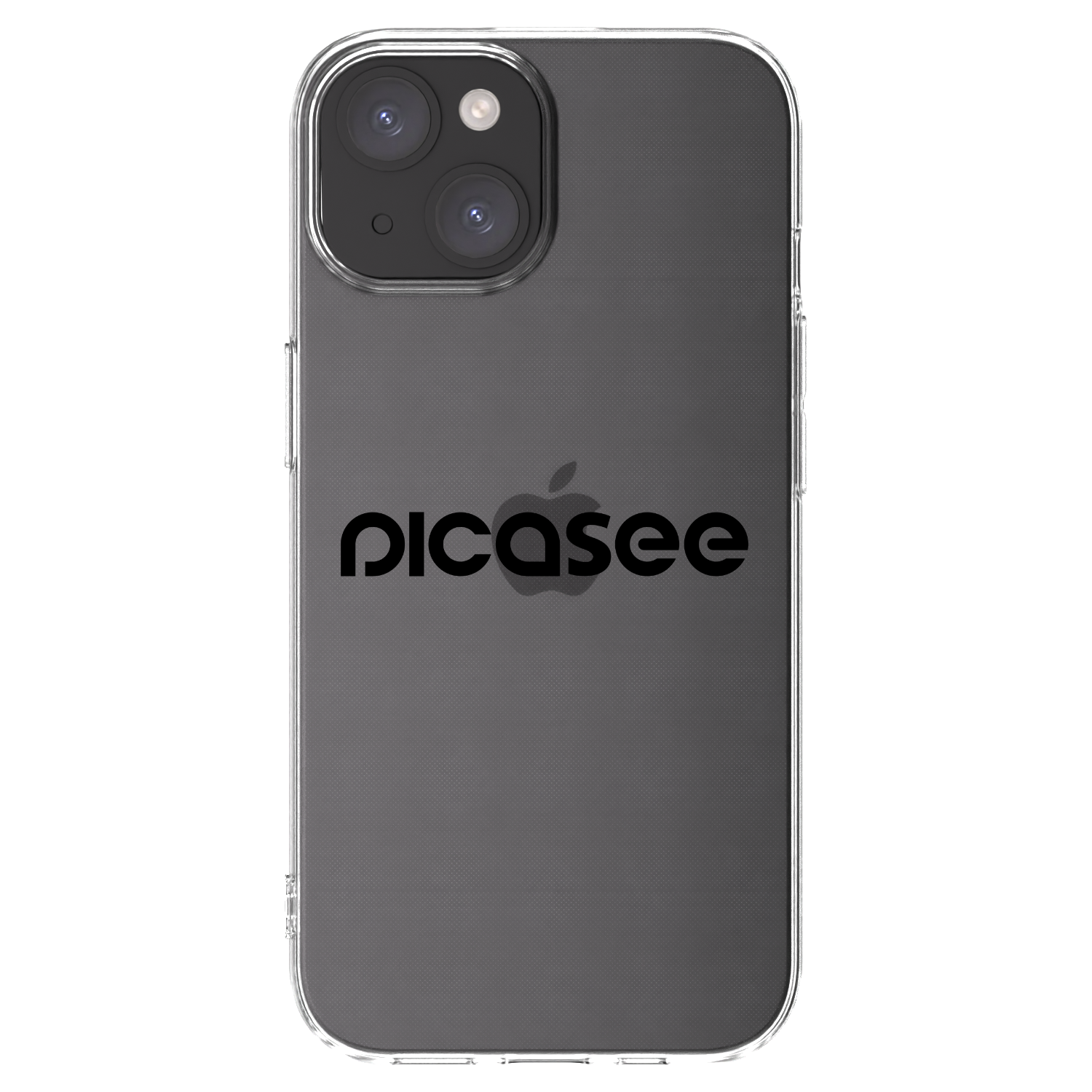 Picasee silikonový průhledný obal pro Apple iPhone 15 - Picasee - new logo - black
