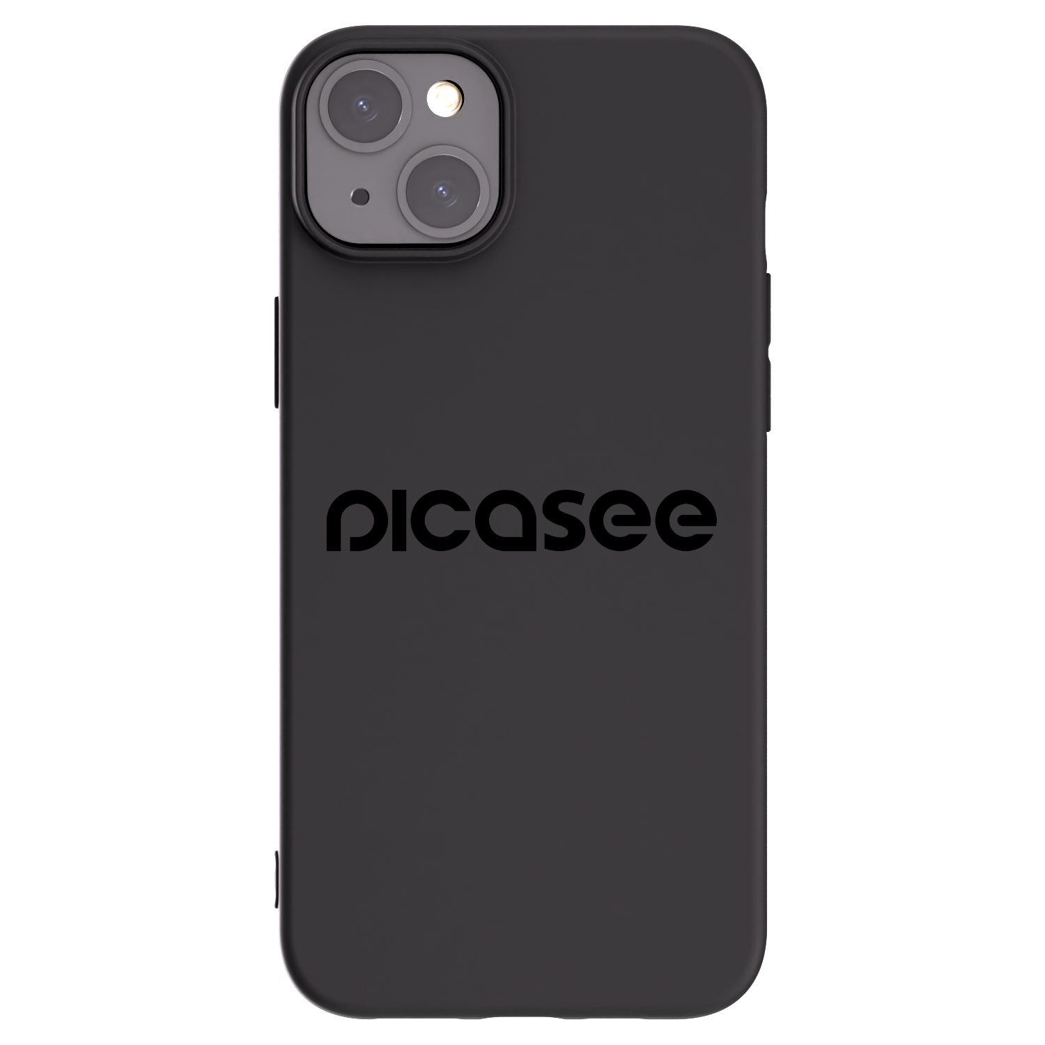Picasee silikonový černý obal pro Apple iPhone 15 Plus - Picasee - new logo - black