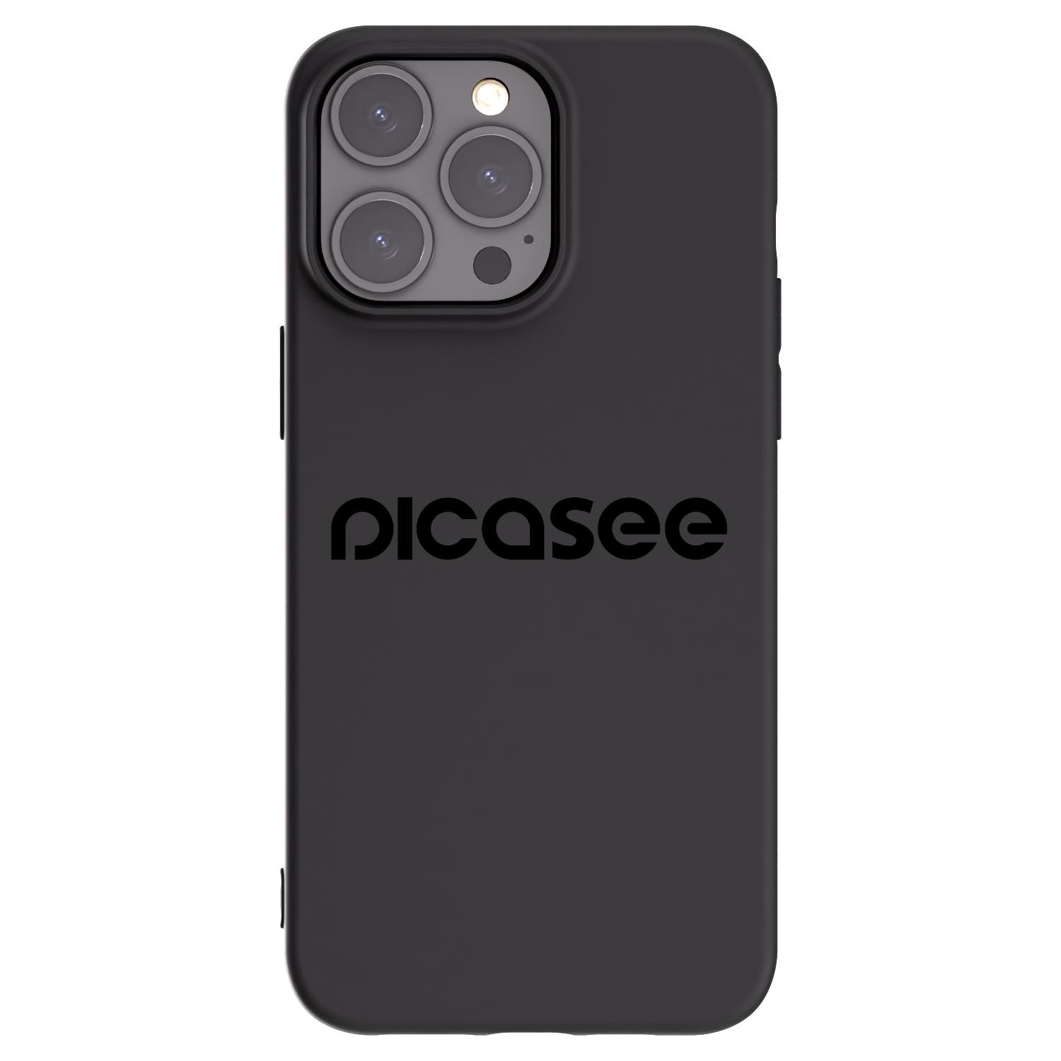 Picasee silikonový černý obal pro Apple iPhone 15 Pro Max - Picasee - new logo - black