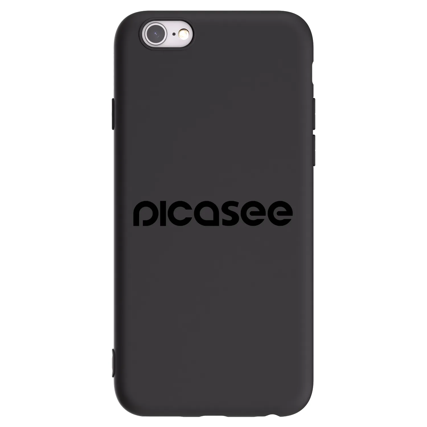 Picasee silikonový černý obal pro Apple iPhone 6/6S - Picasee - new logo - black