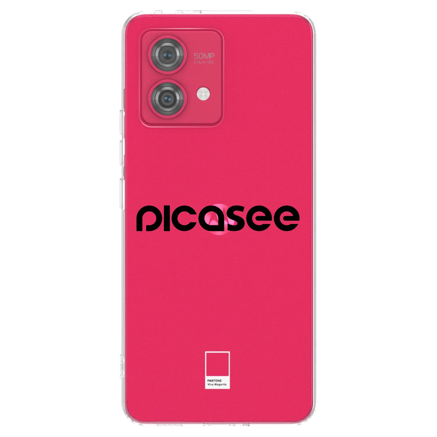 Picasee silikonový průhledný obal pro Motorola Moto G84 5G - Picasee - new logo - black