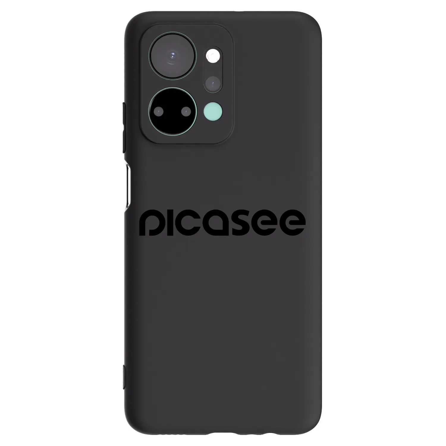 Picasee silikonový černý obal pro Honor X7a - Picasee - new logo - black