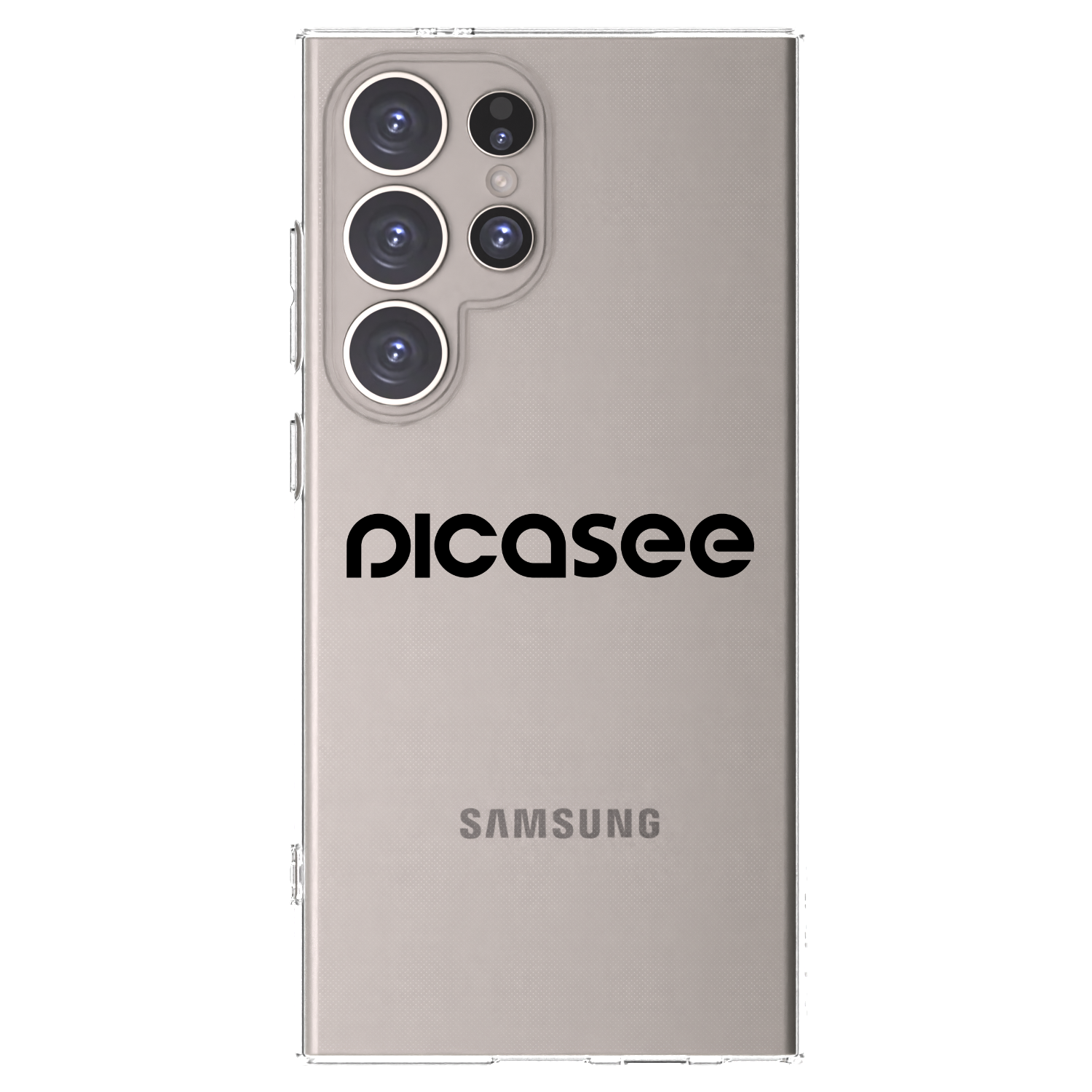 Picasee silikonový průhledný obal pro Samsung Galaxy S24 Ultra S928B 5G - Picasee - new logo - black