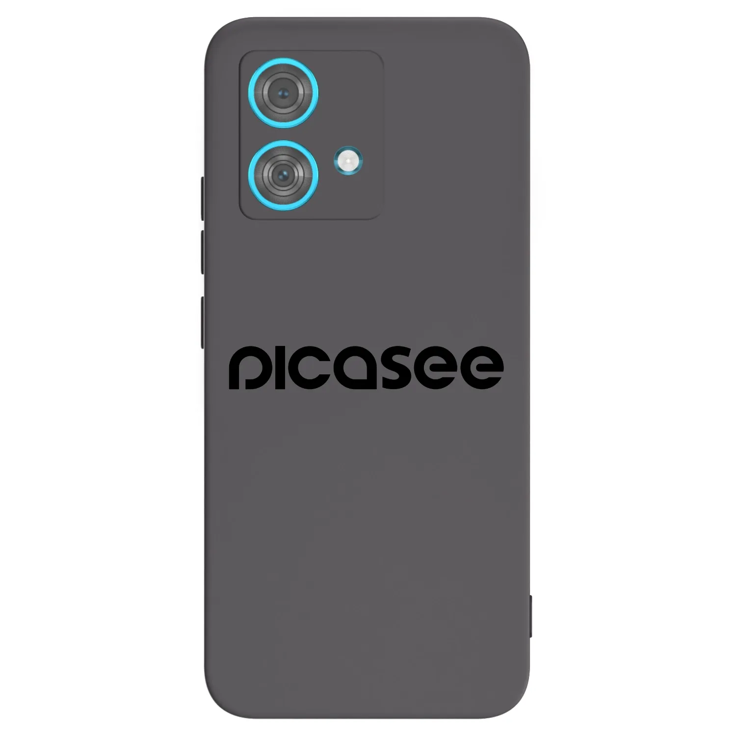 Picasee silikonový černý obal pro Motorola Edge 40 Neo - Picasee - new logo - black