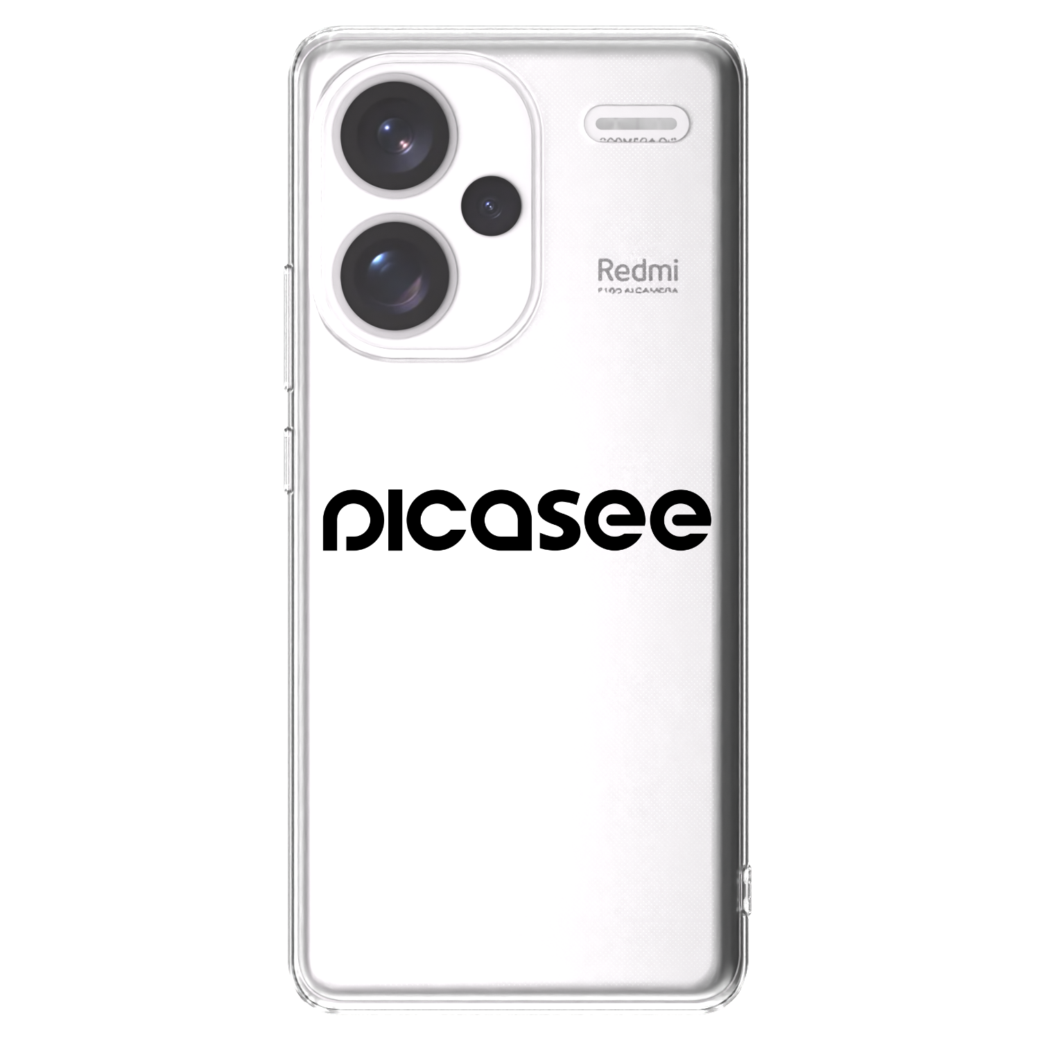 Picasee silikonový průhledný obal pro Xiaomi Redmi Note 13 Pro+ 5G - Picasee - new logo - black
